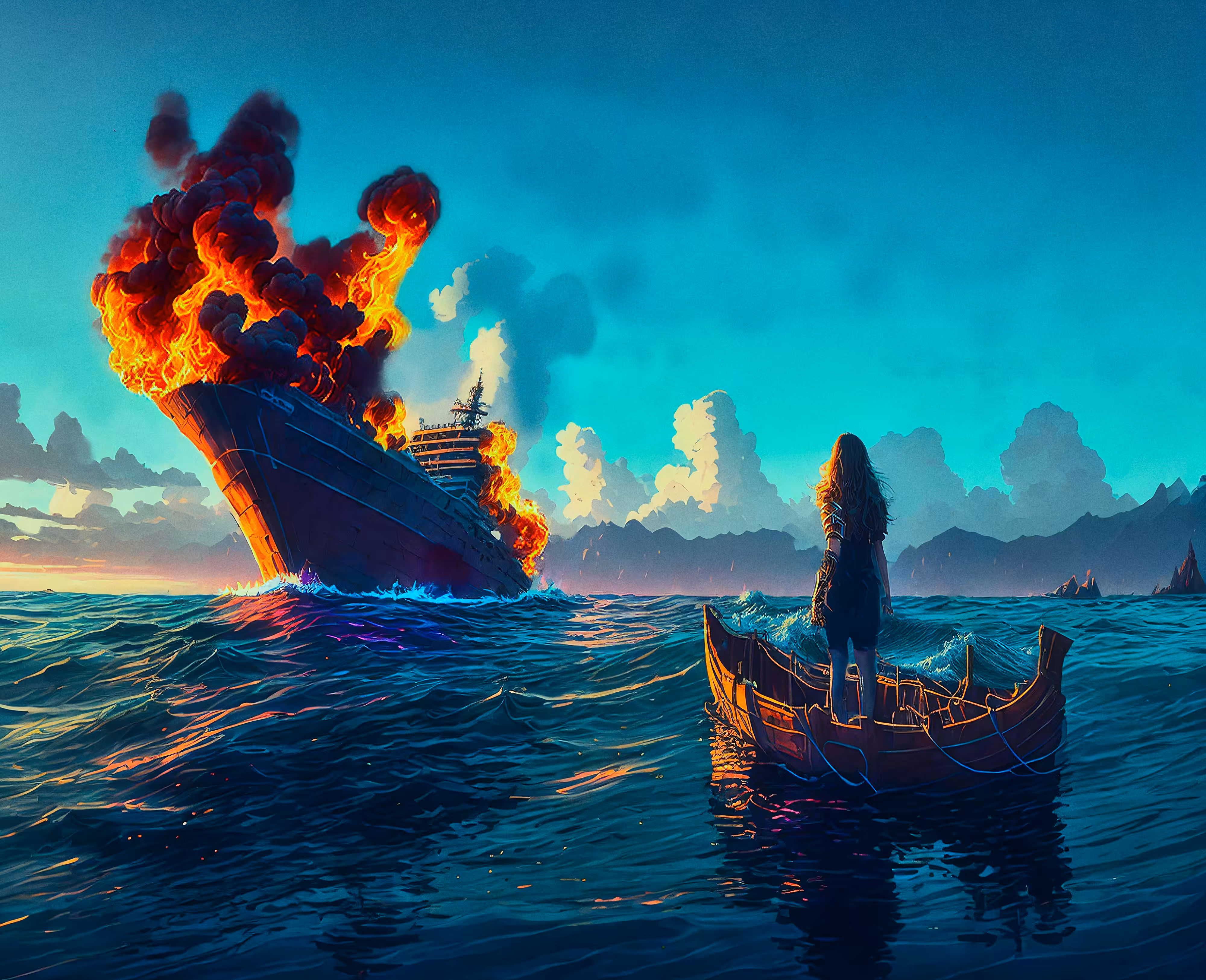 Sinking Fiat Ship