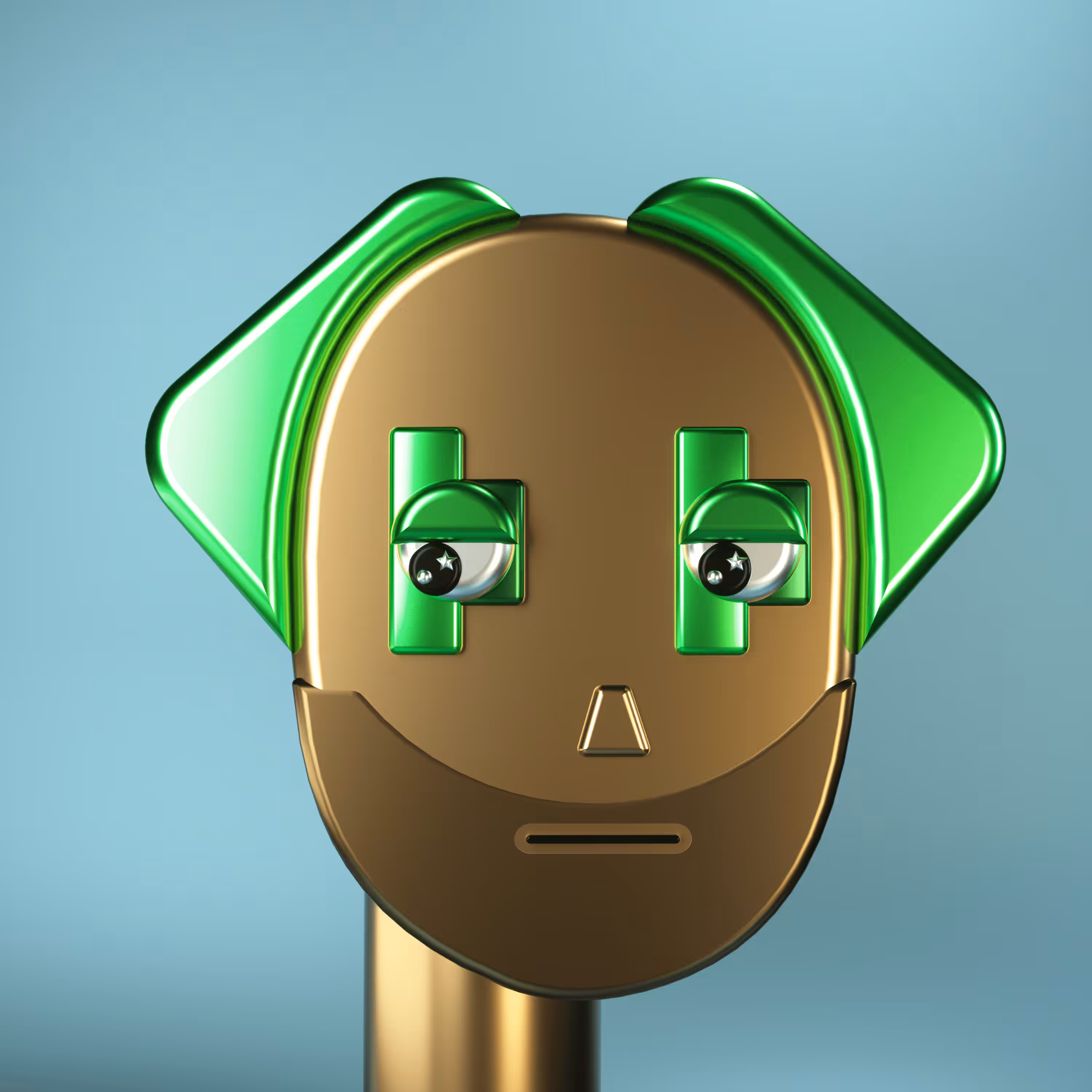 3D Chrome Punk #0787