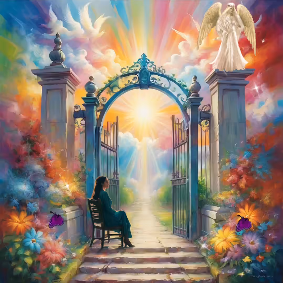 Hope you'll be waiting for me at the heaven's gate