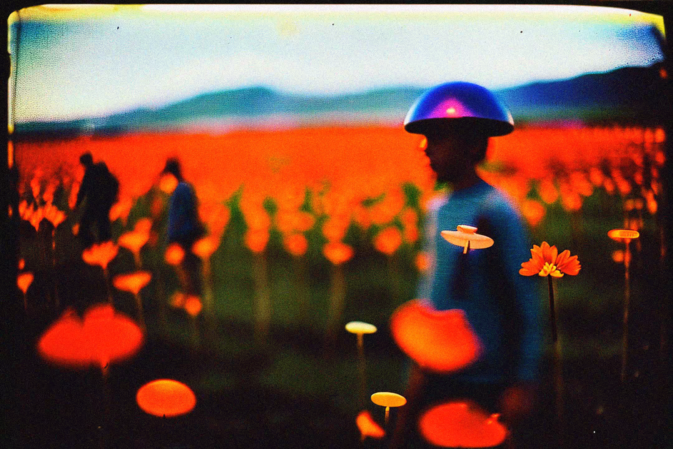 Walking Home Through The Poppy Fields
