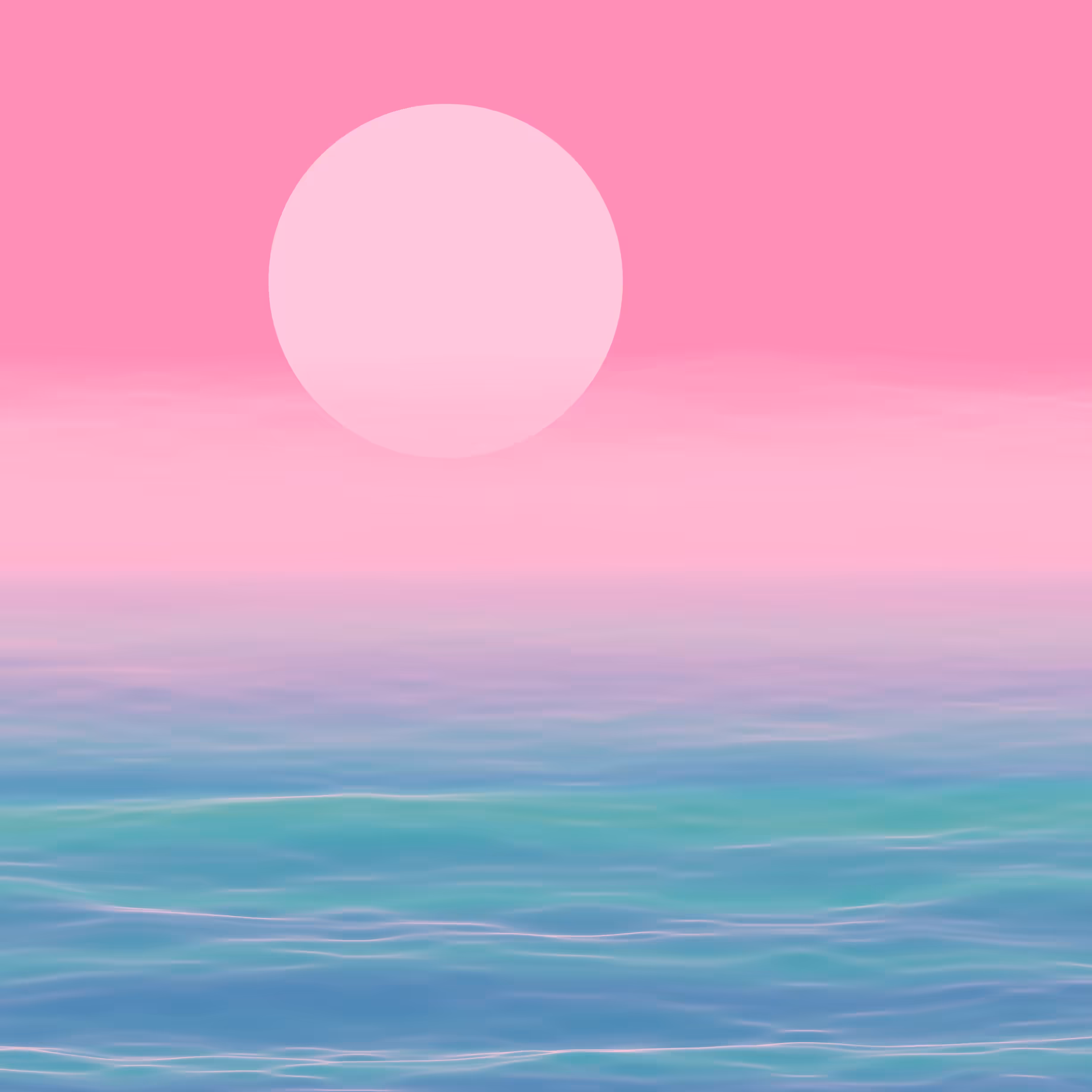 Why is the sun pink?