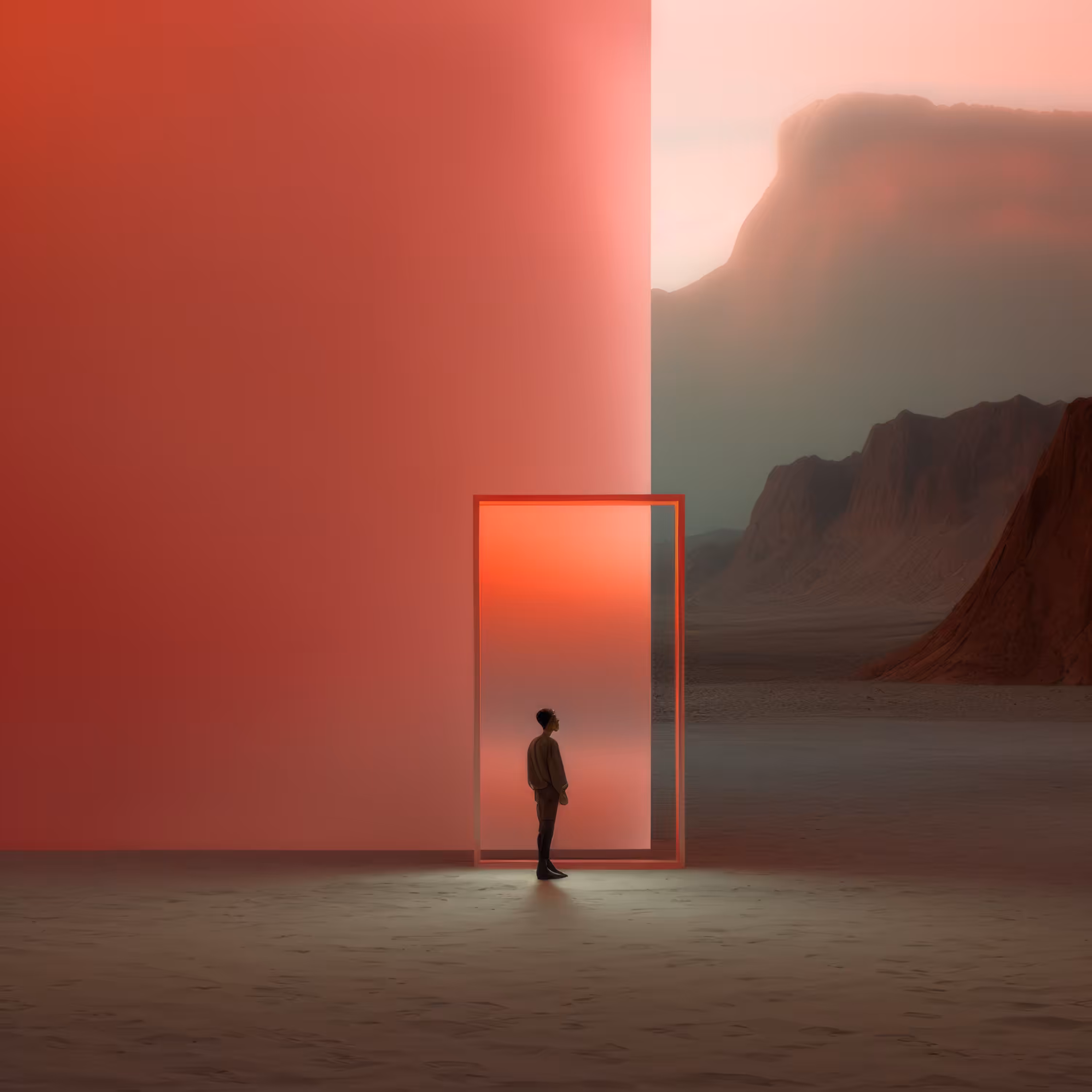 Arriving through the portal