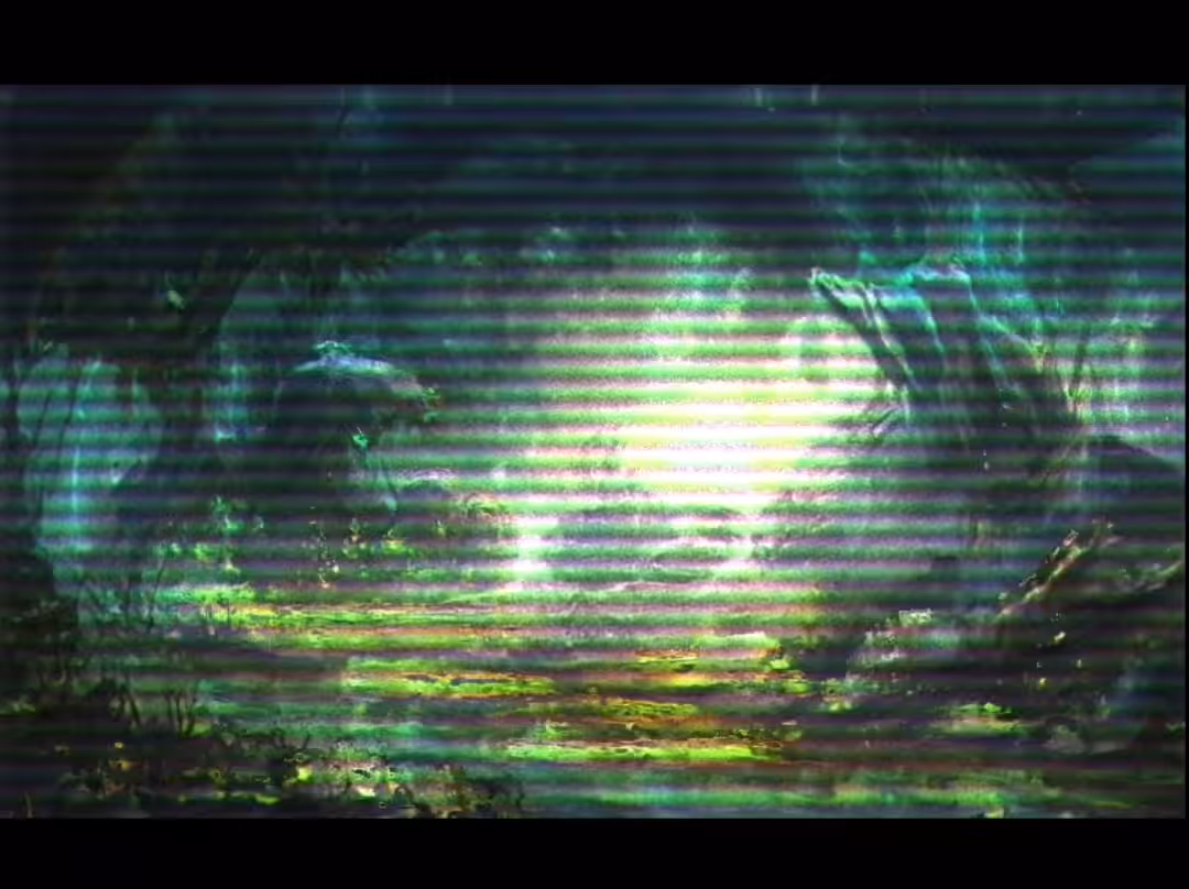 Glitched nature. Concept art for free.