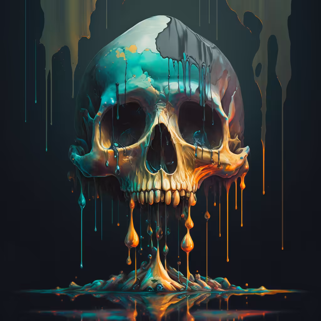 Dripping Skull💀