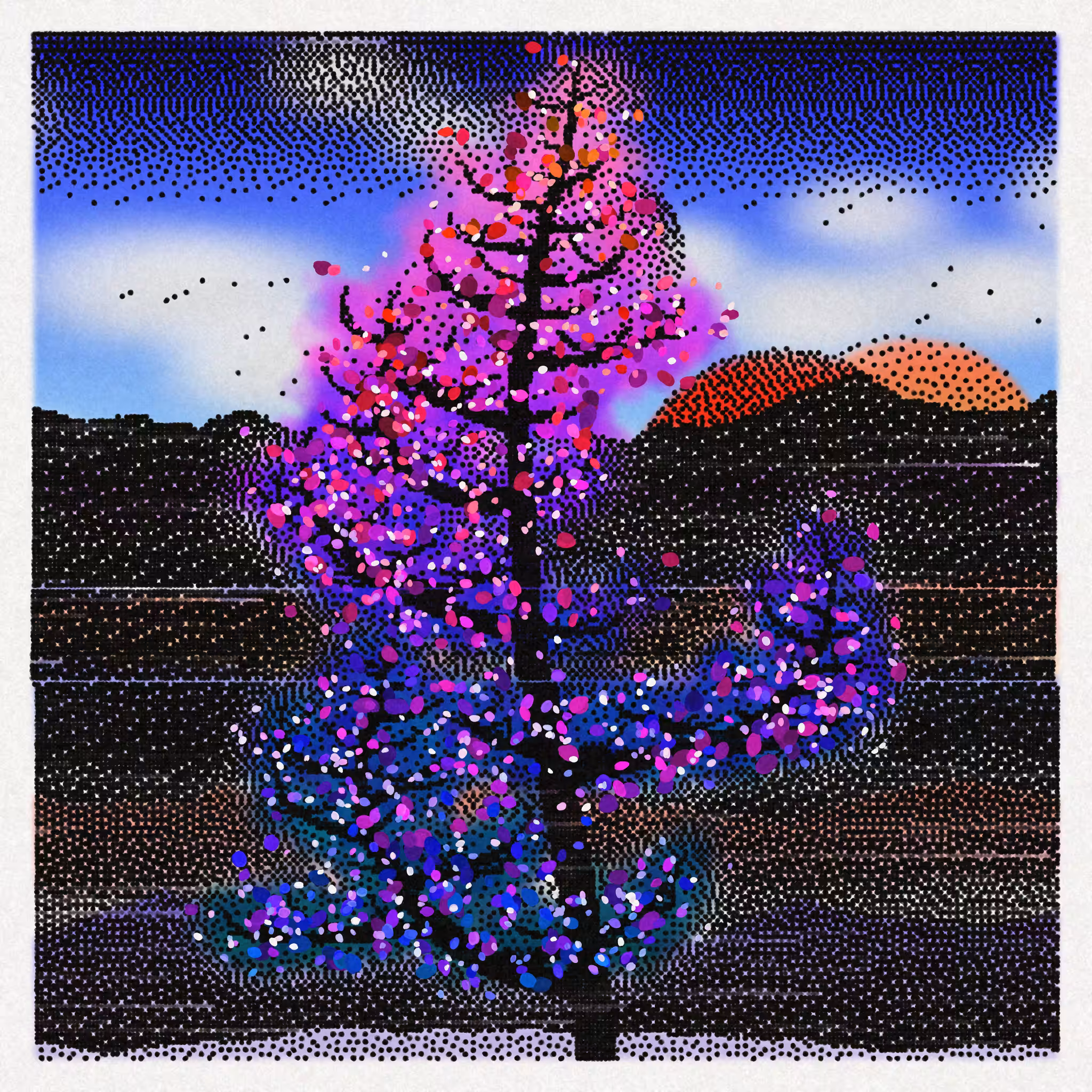 Dithered Branches #184