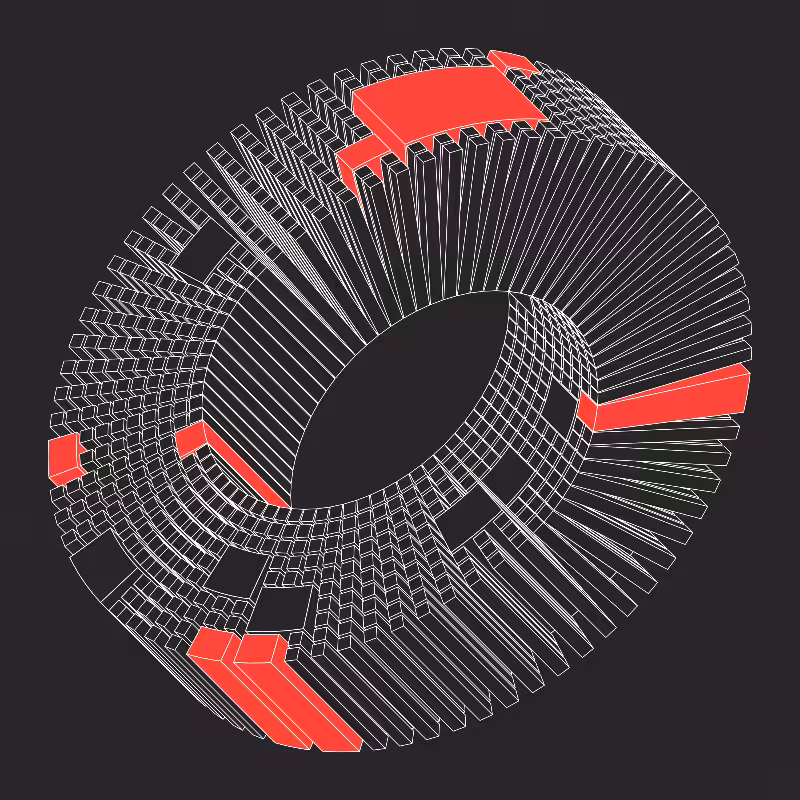 Ex Mobius (Neon Red) #26
