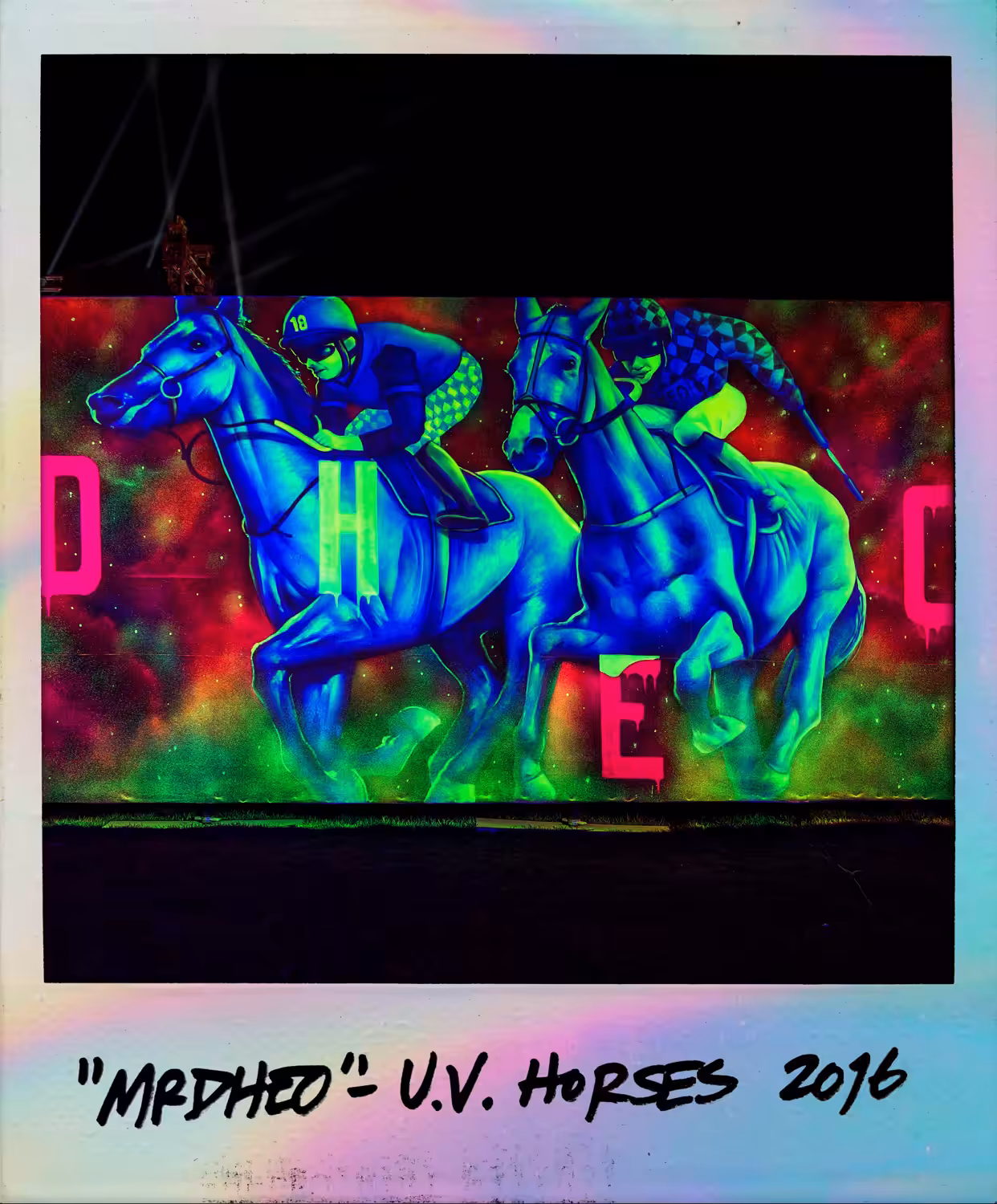 MrDheo Polaroids: #08 UV Horses 2016 - 10/10 Edition