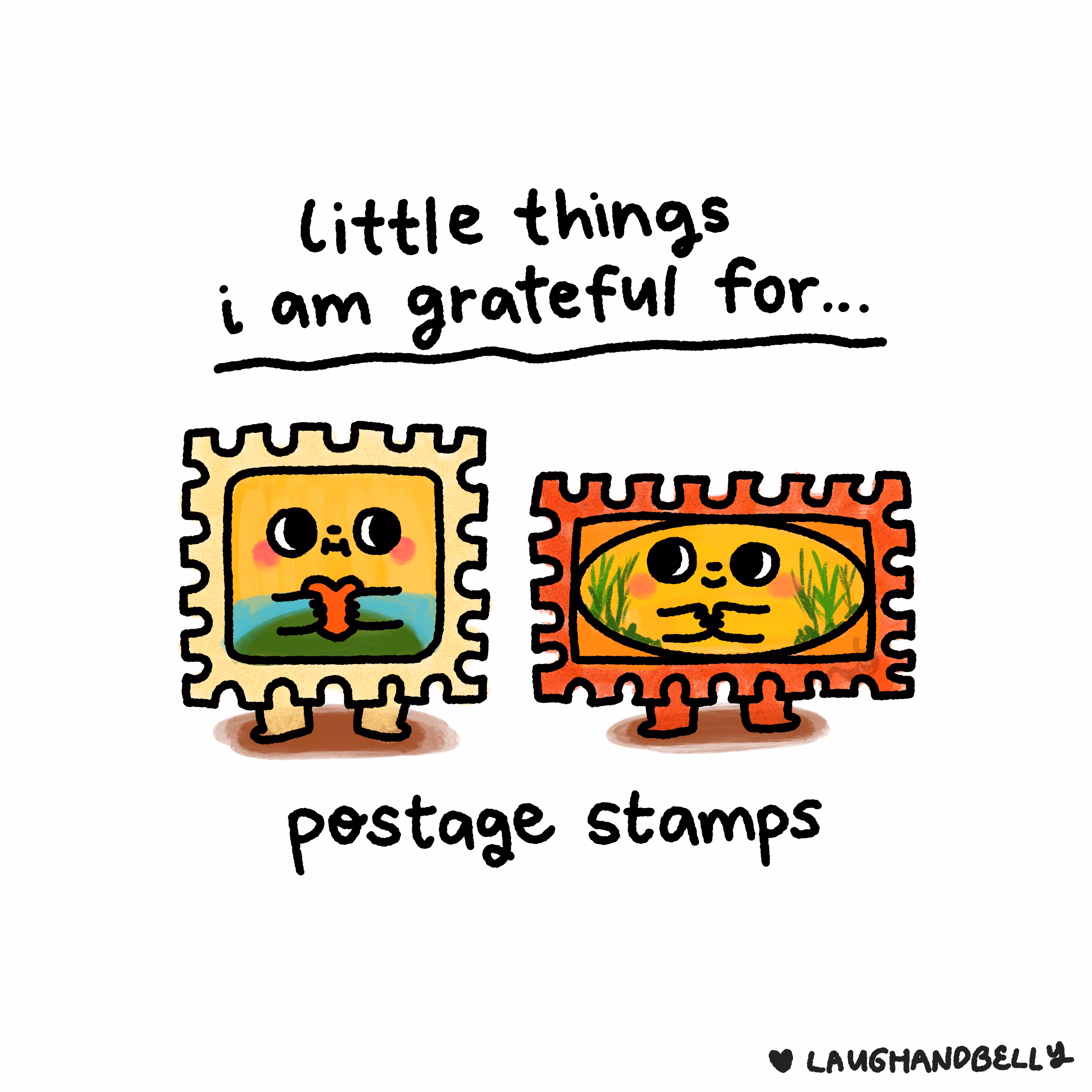 little things i am grateful for: Postage Stamps