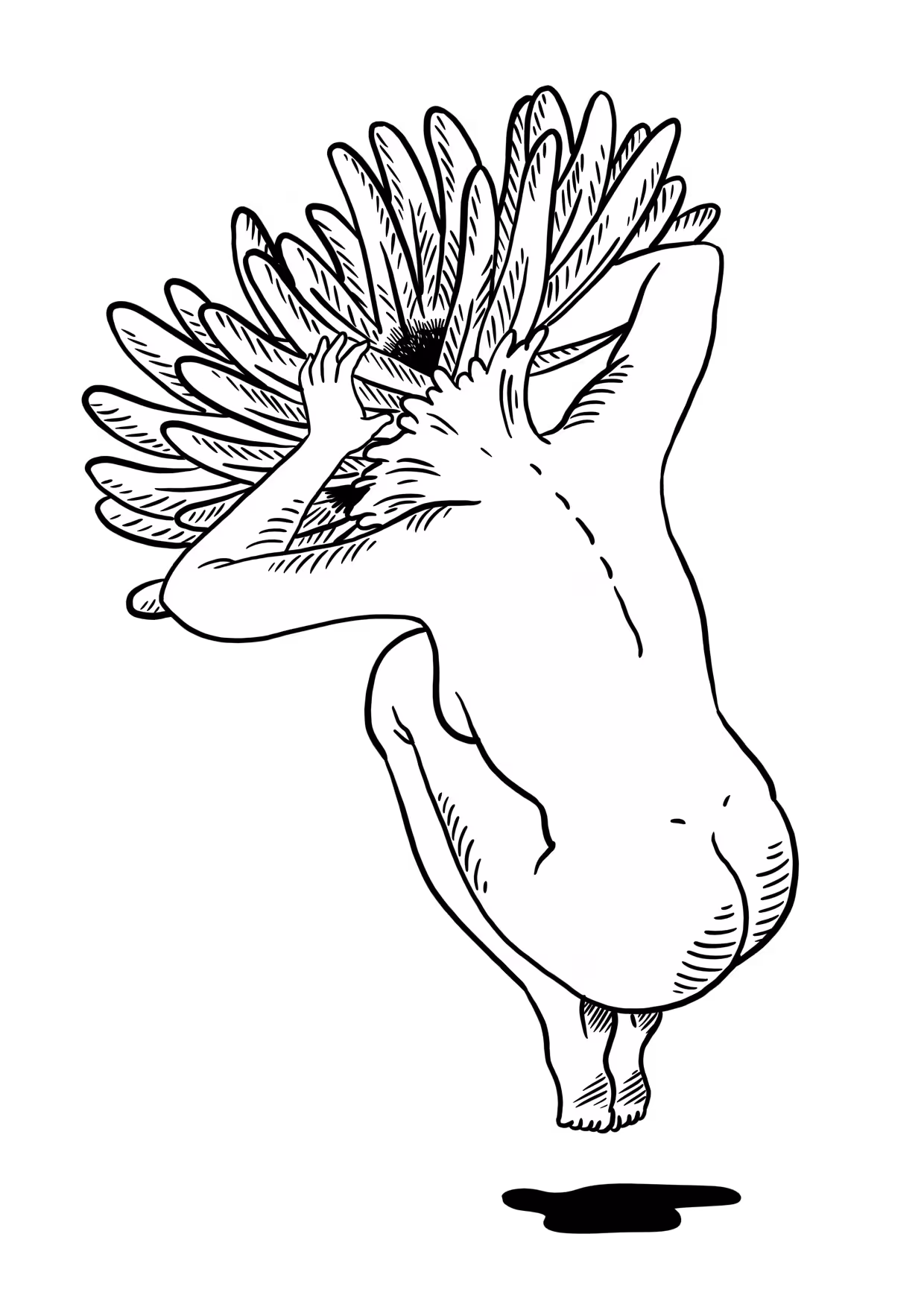 flower head woman