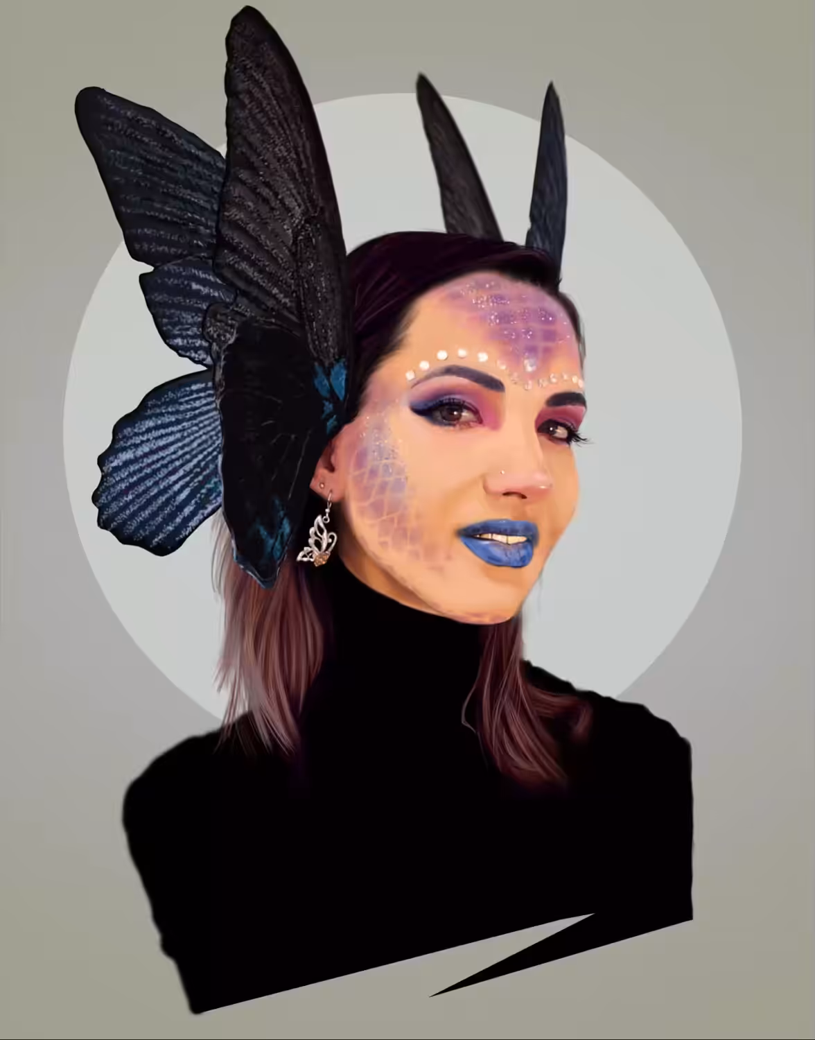Portraits of Gaby butterfly