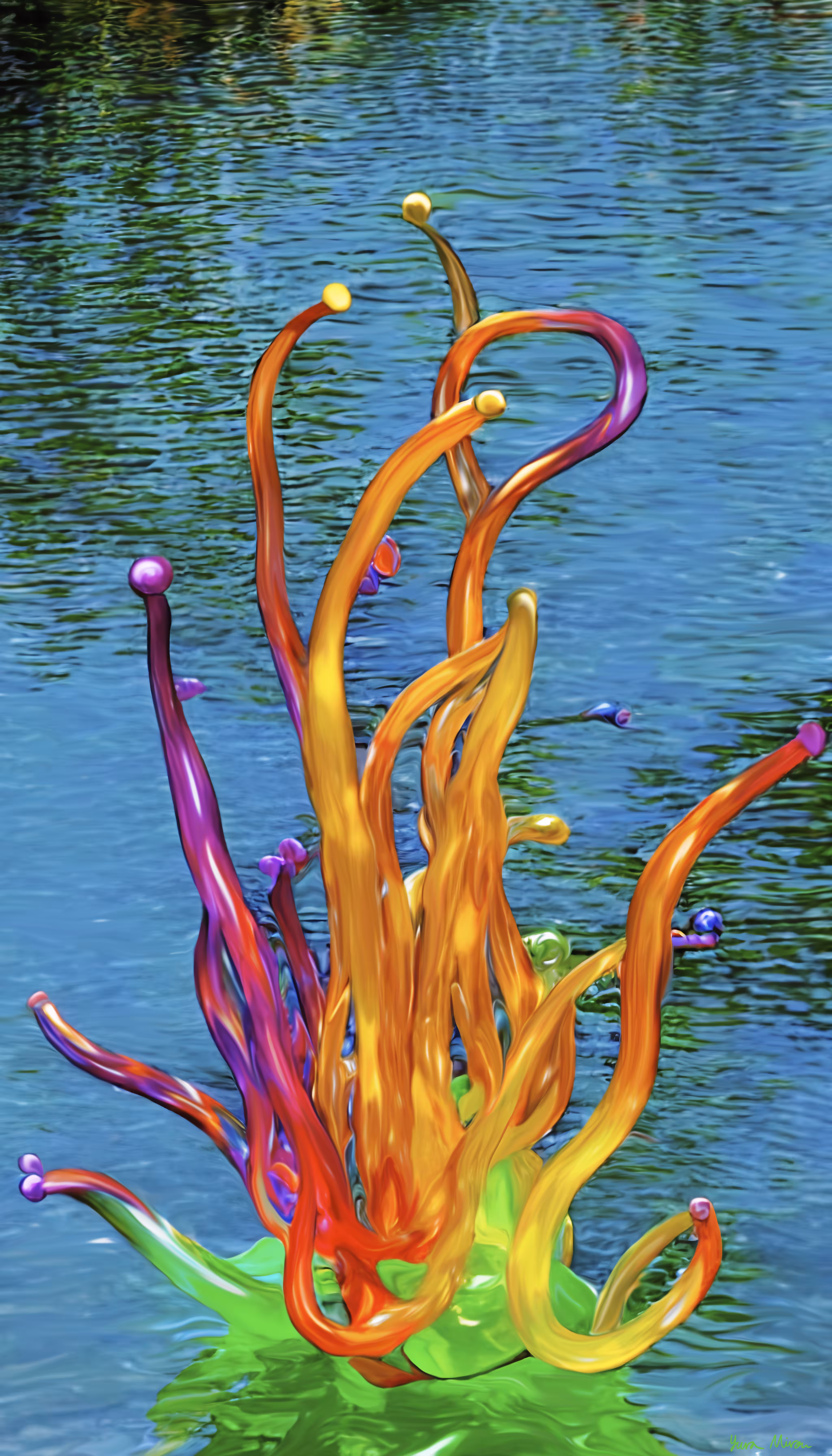 Glass on water #3