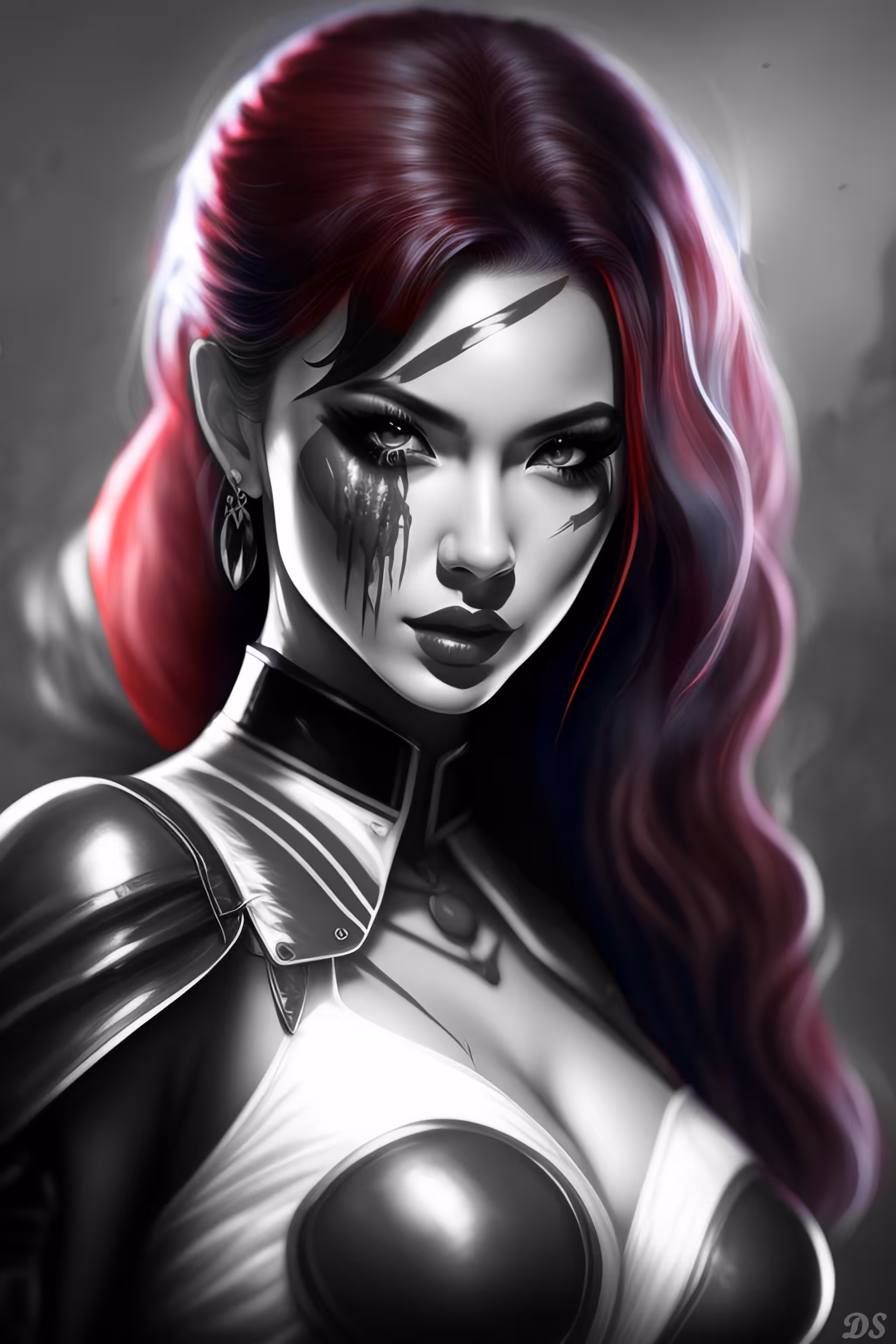Almost  Black and White: Kim
