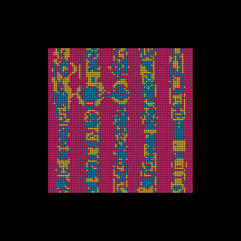 fractal memory cellular automata - FMCA #12