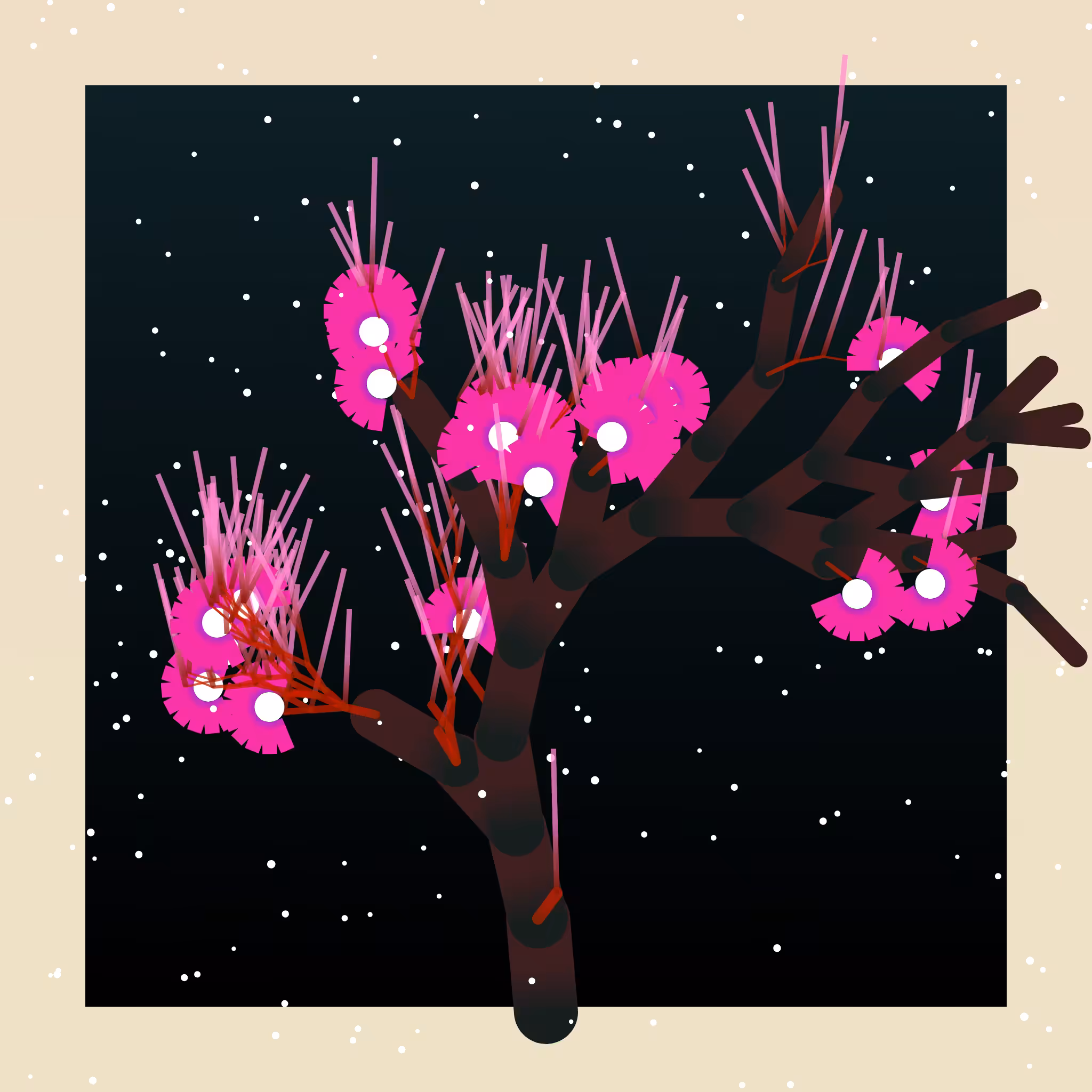 Some generative winter trees #57