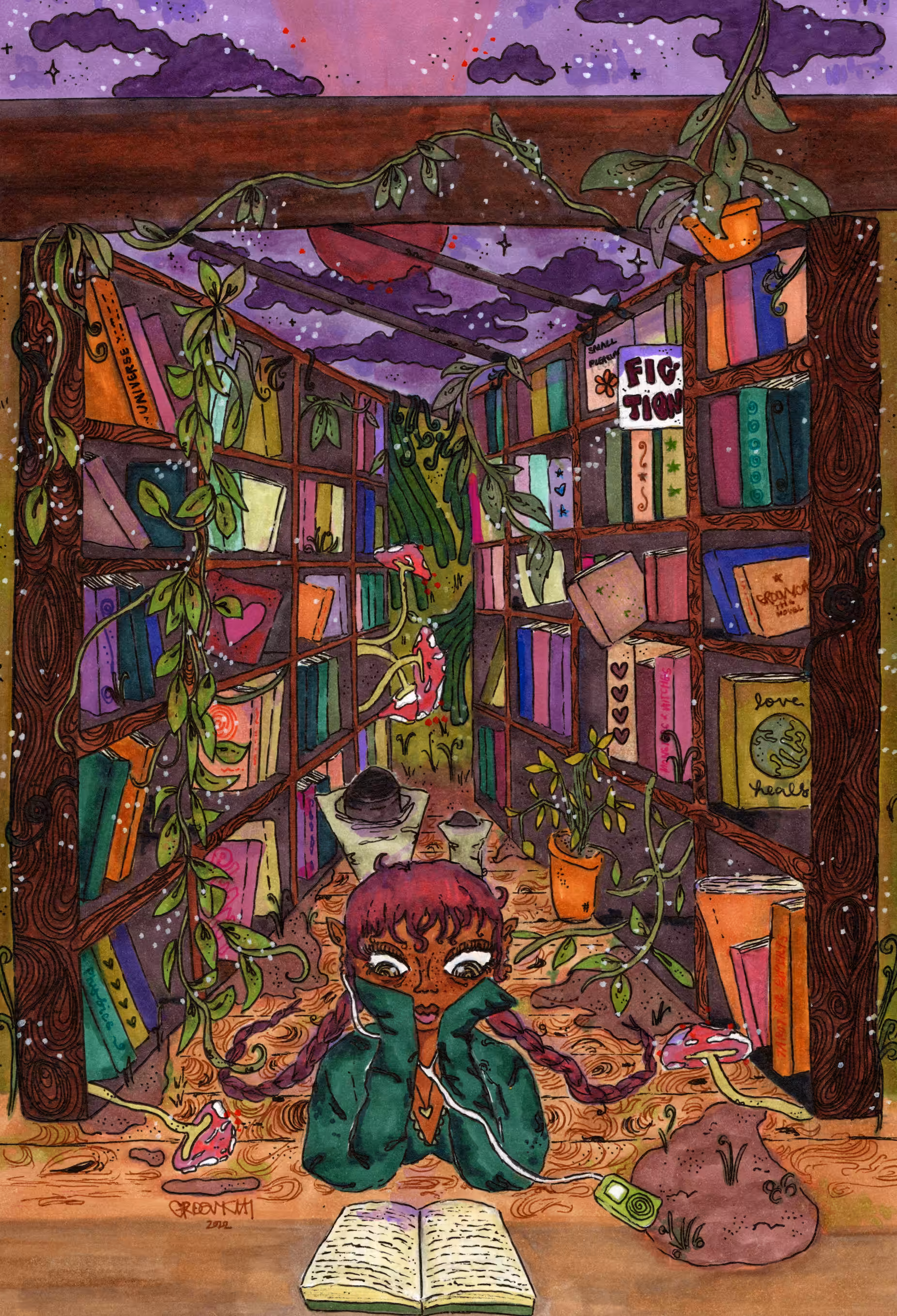 if you have a garden and a library...