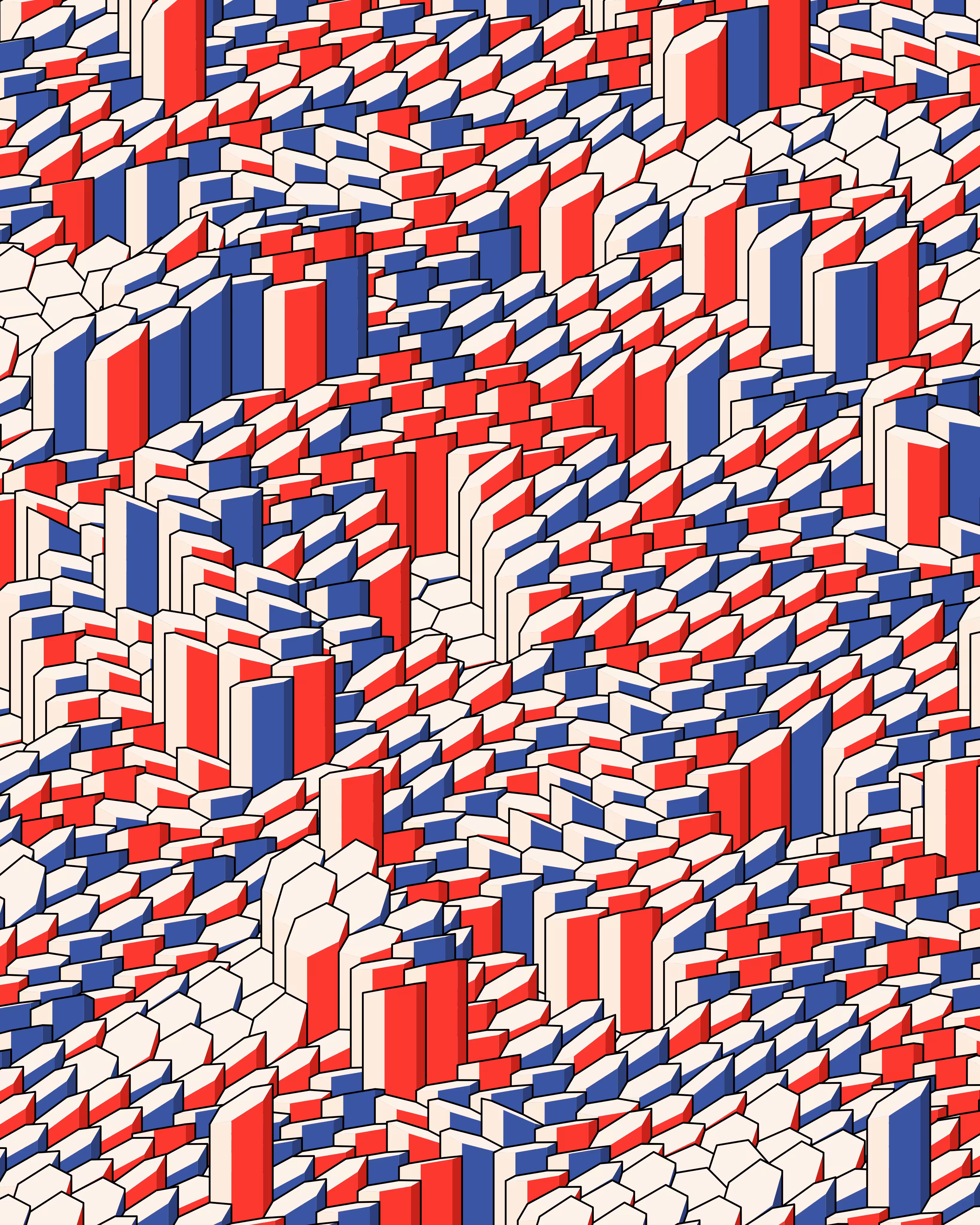 Hexagones Landscape #347