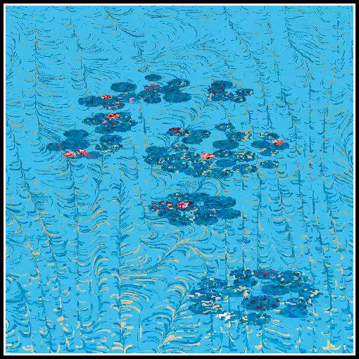 Polluted water lilies #8