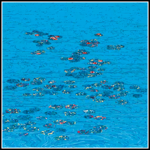 Polluted water lilies #71
