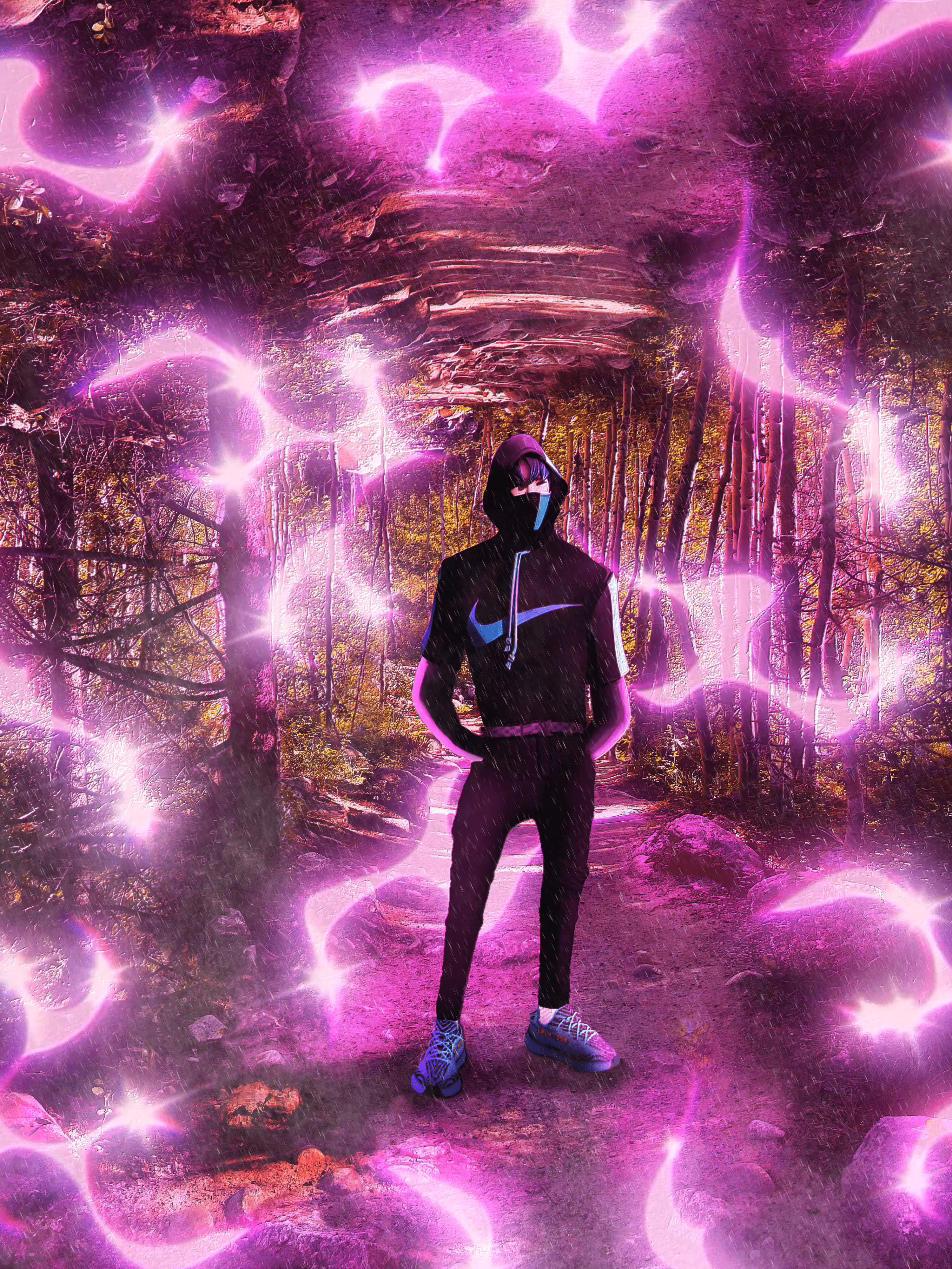 alone purple
