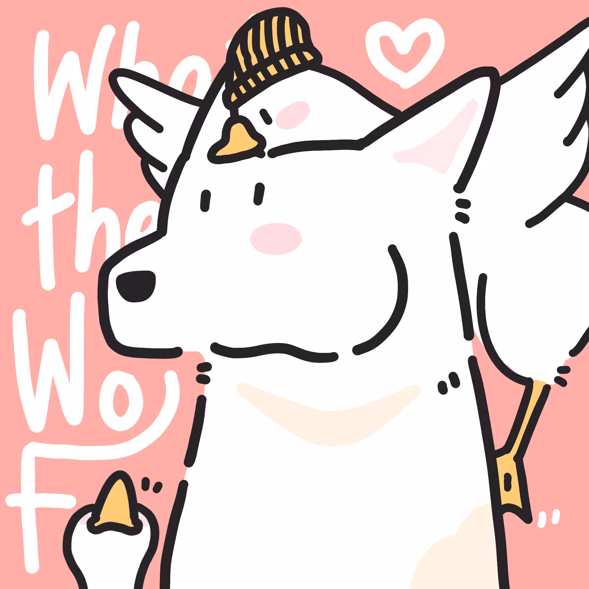 Collab pj. White Wolf x What the Duck!
