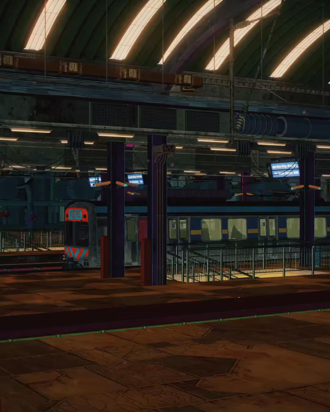 Cyber Train Station