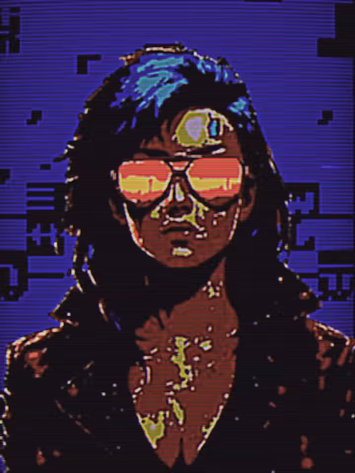 PETSCII art: Kristine_Overdrive 