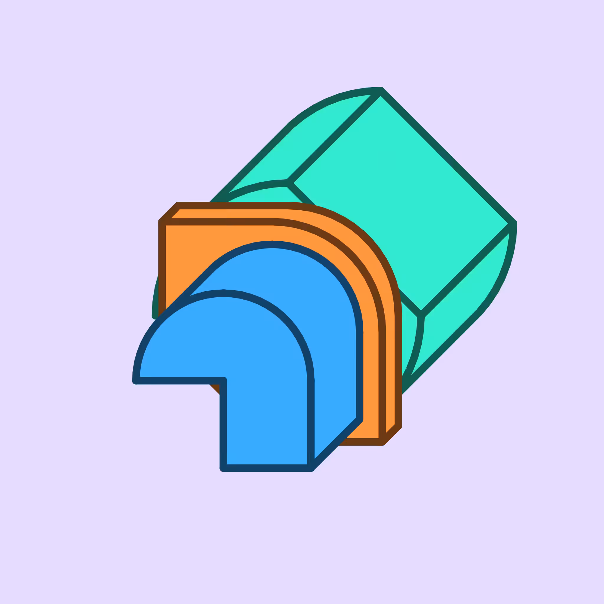 Calm shapes #1535