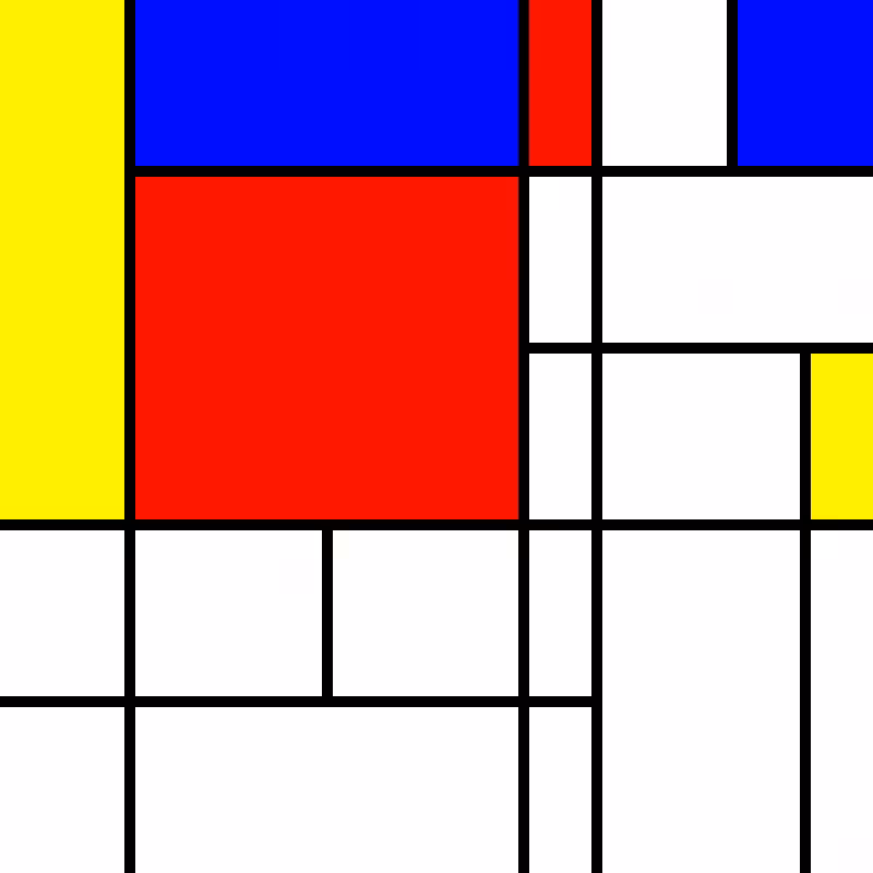 compositioninredblueandyellow.art, (NFT) #89