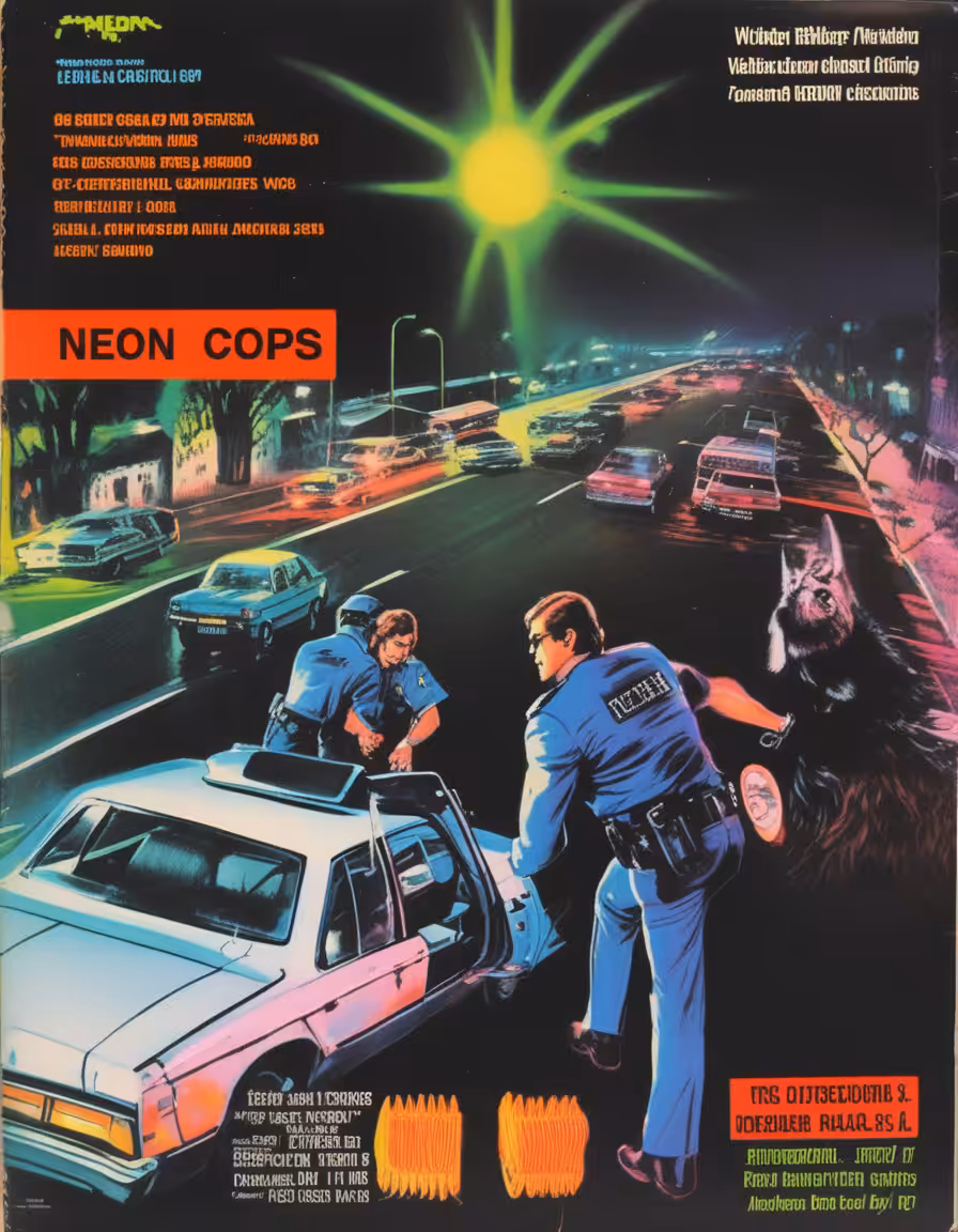 NEON COPS MOVIE POSTER