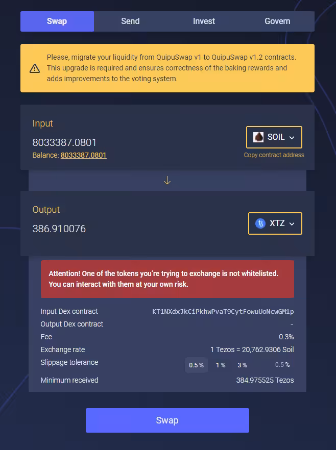 How much tezos will this be?