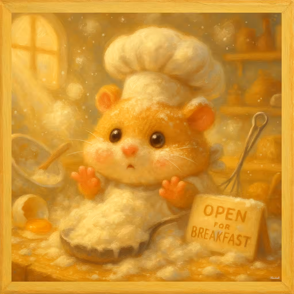 Chippy the Hamster Chef - Flour Blizzard