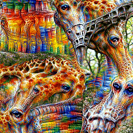 Giraffe triptych, #4