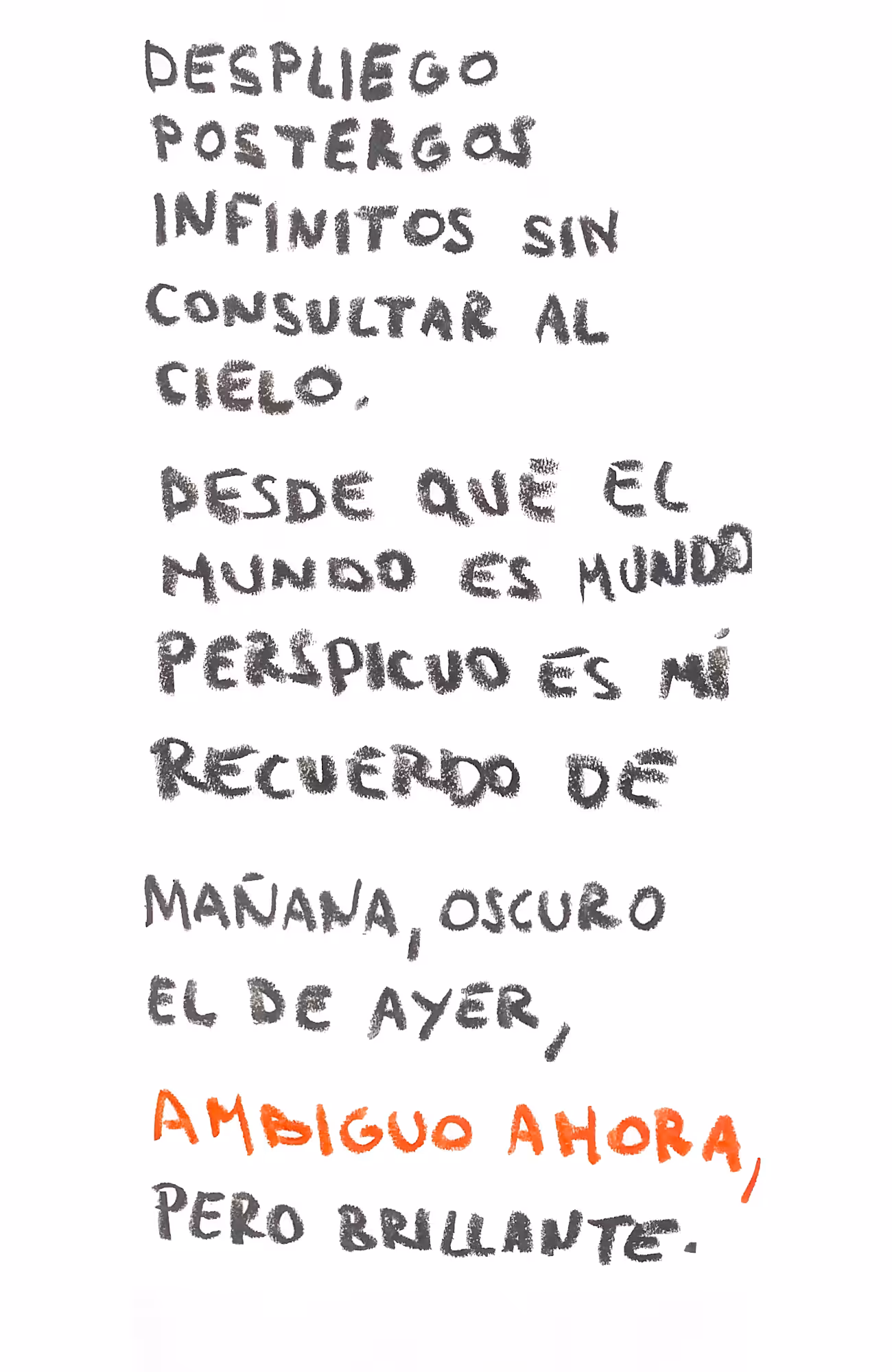 Ambiguo Ahora