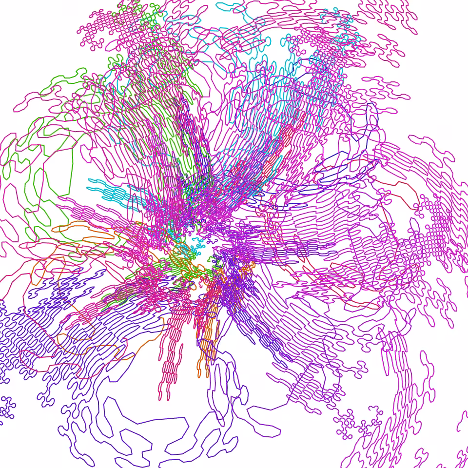 Dragon Curve Vortex #15