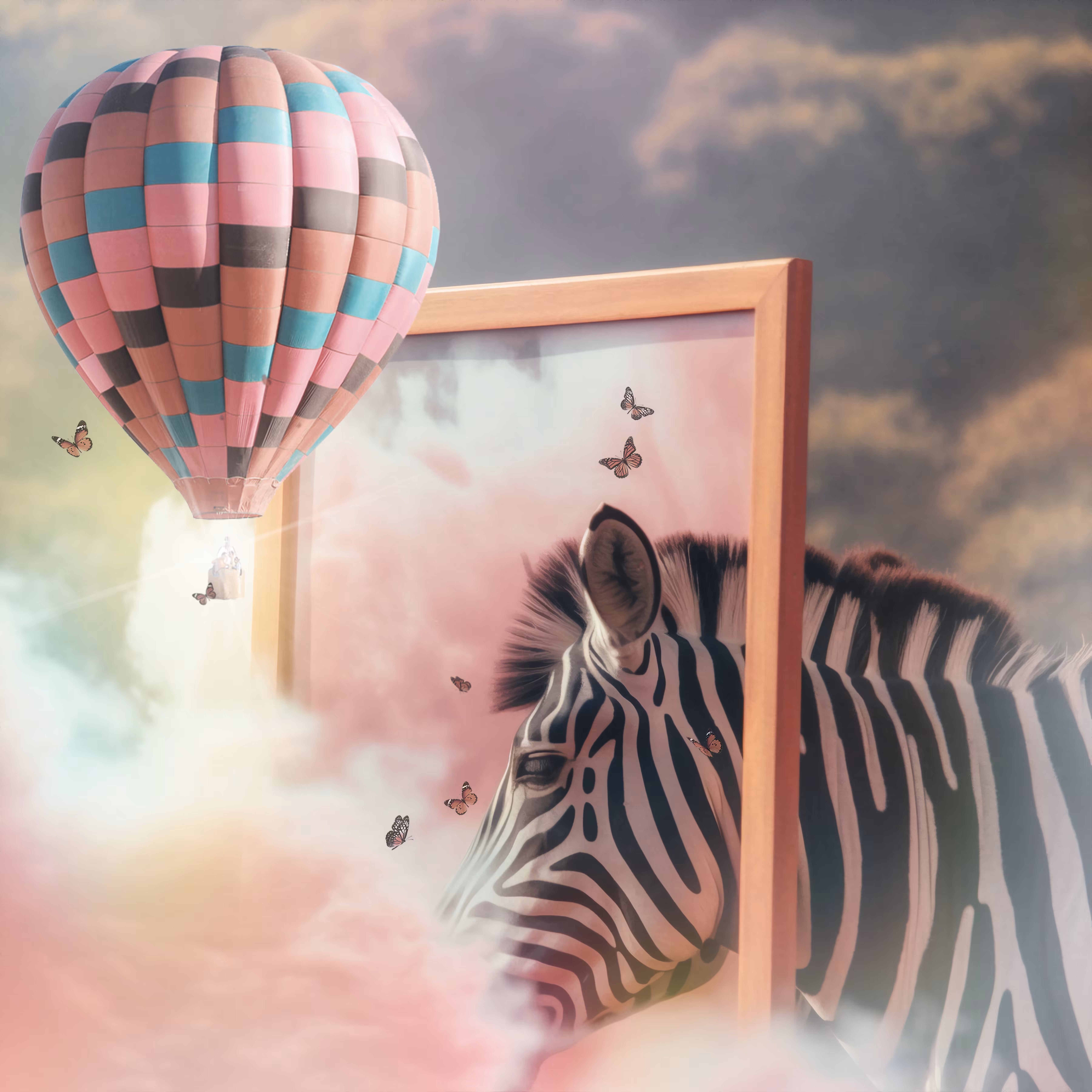 Zebra & Pink