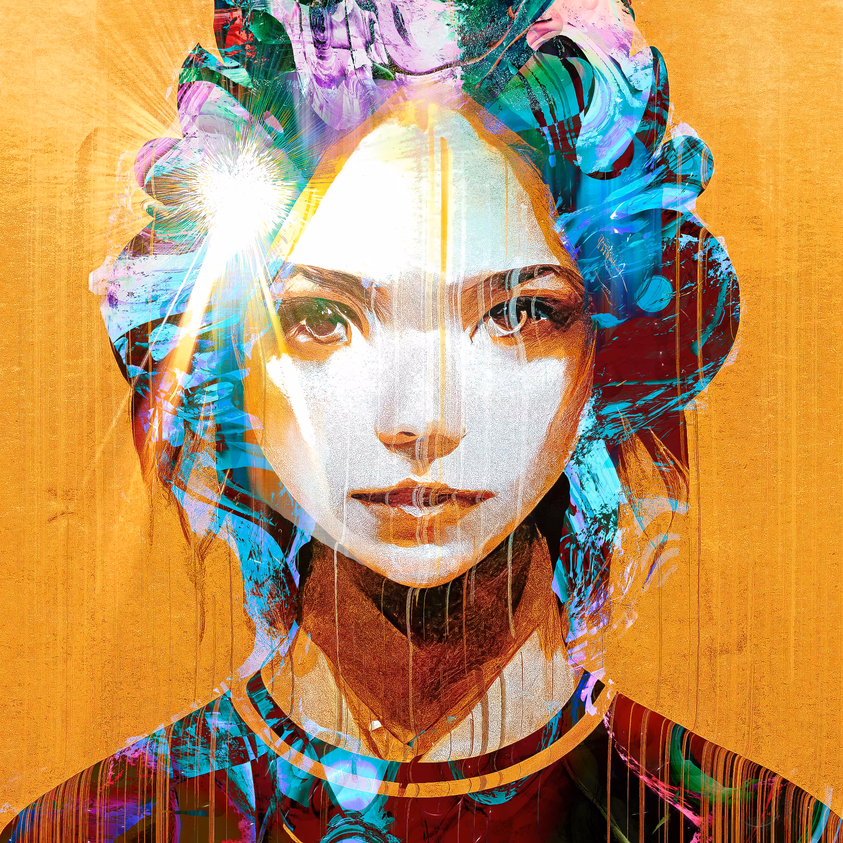 GlitchFace #001