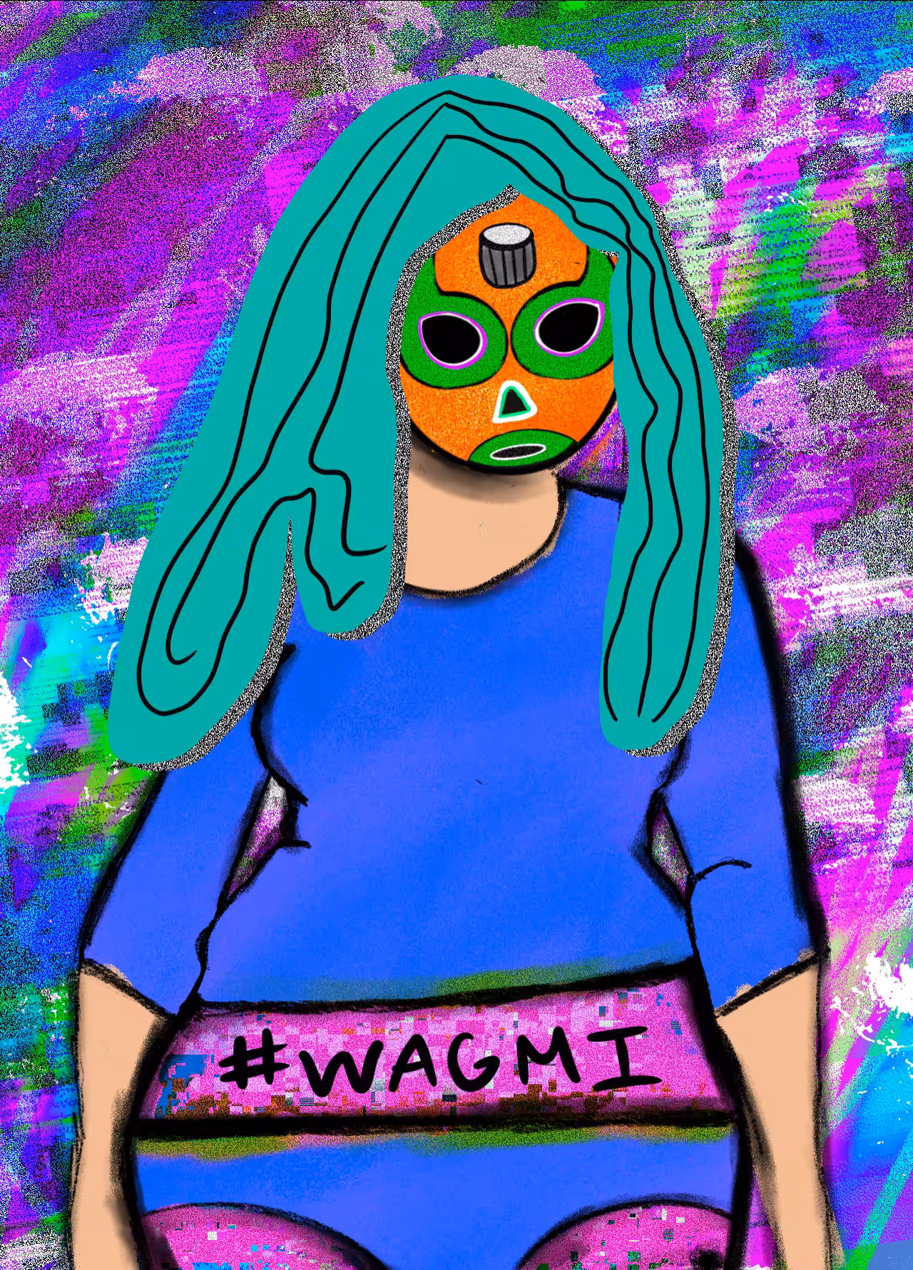 NFT luchadora #85