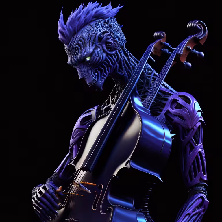 NFT Melody : Cyborgs' Love Of Music #03