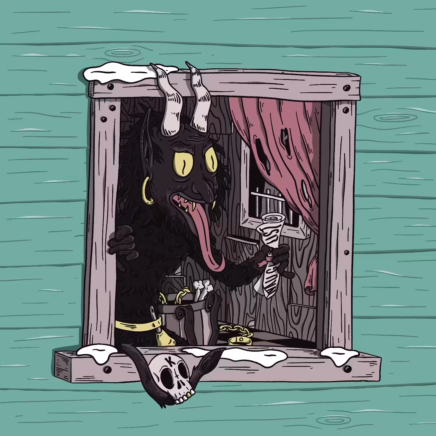 Krampus Goes Shopping
