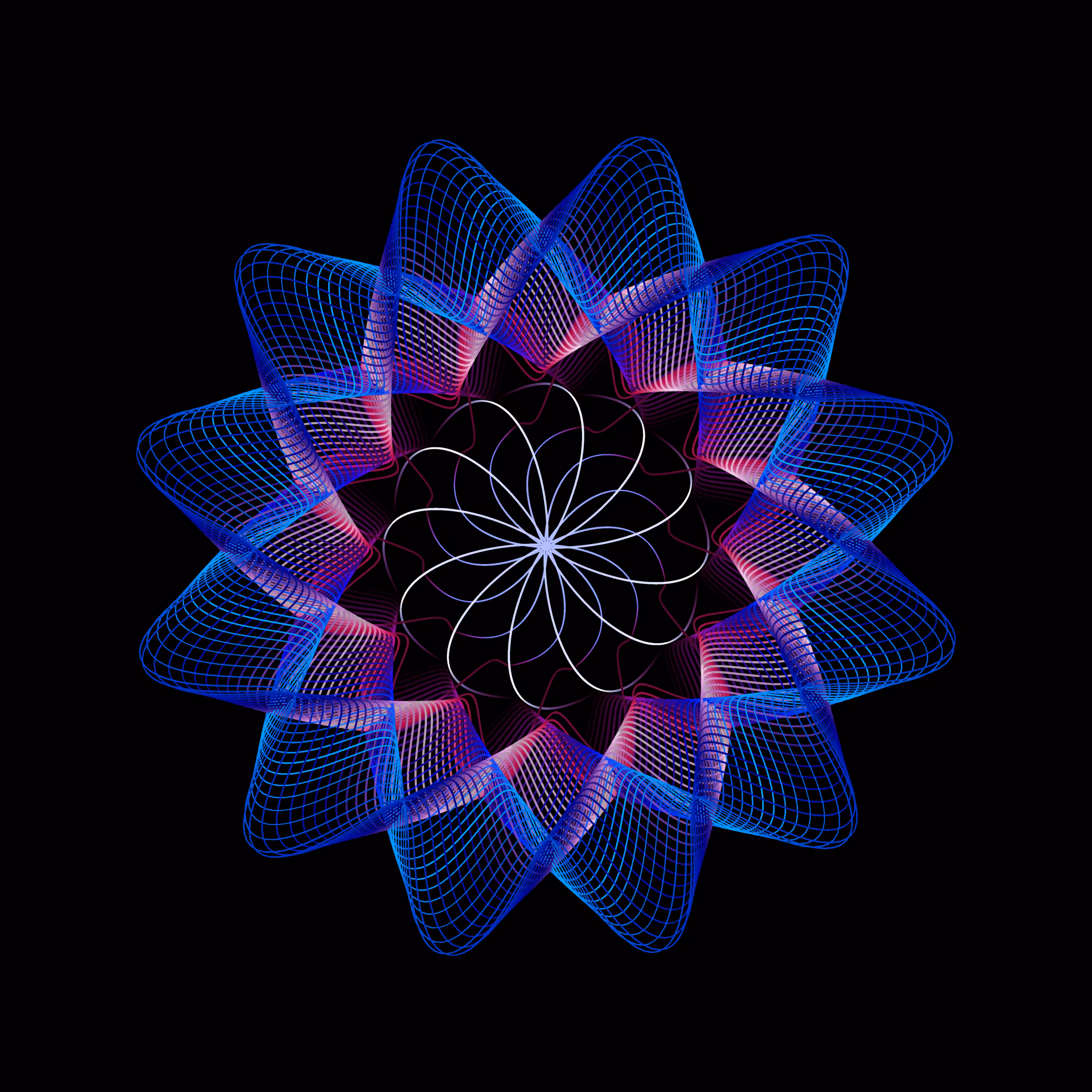 Math Flower #4-b