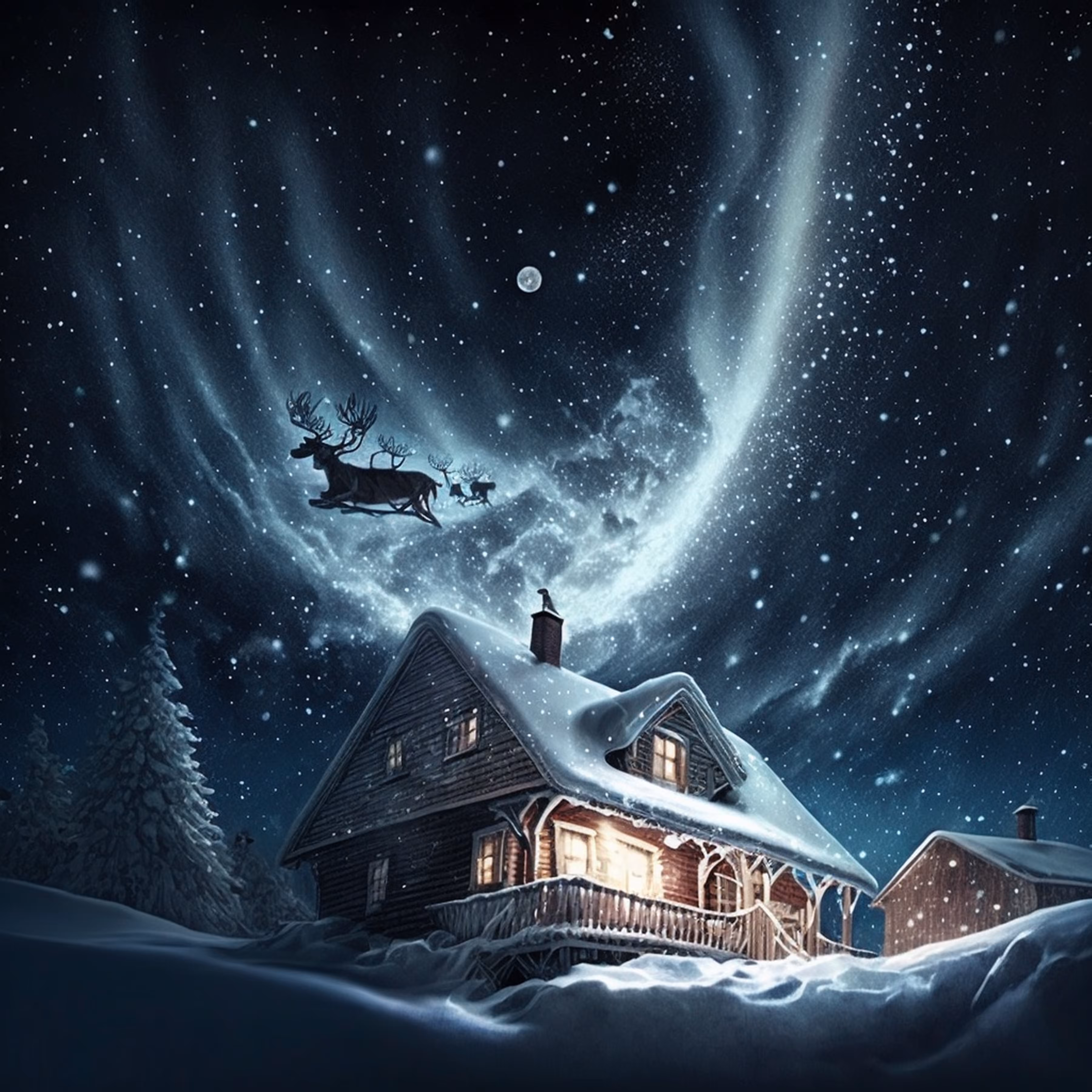 1/1 Christmas NFT No. 9 by Sollog Adoni
