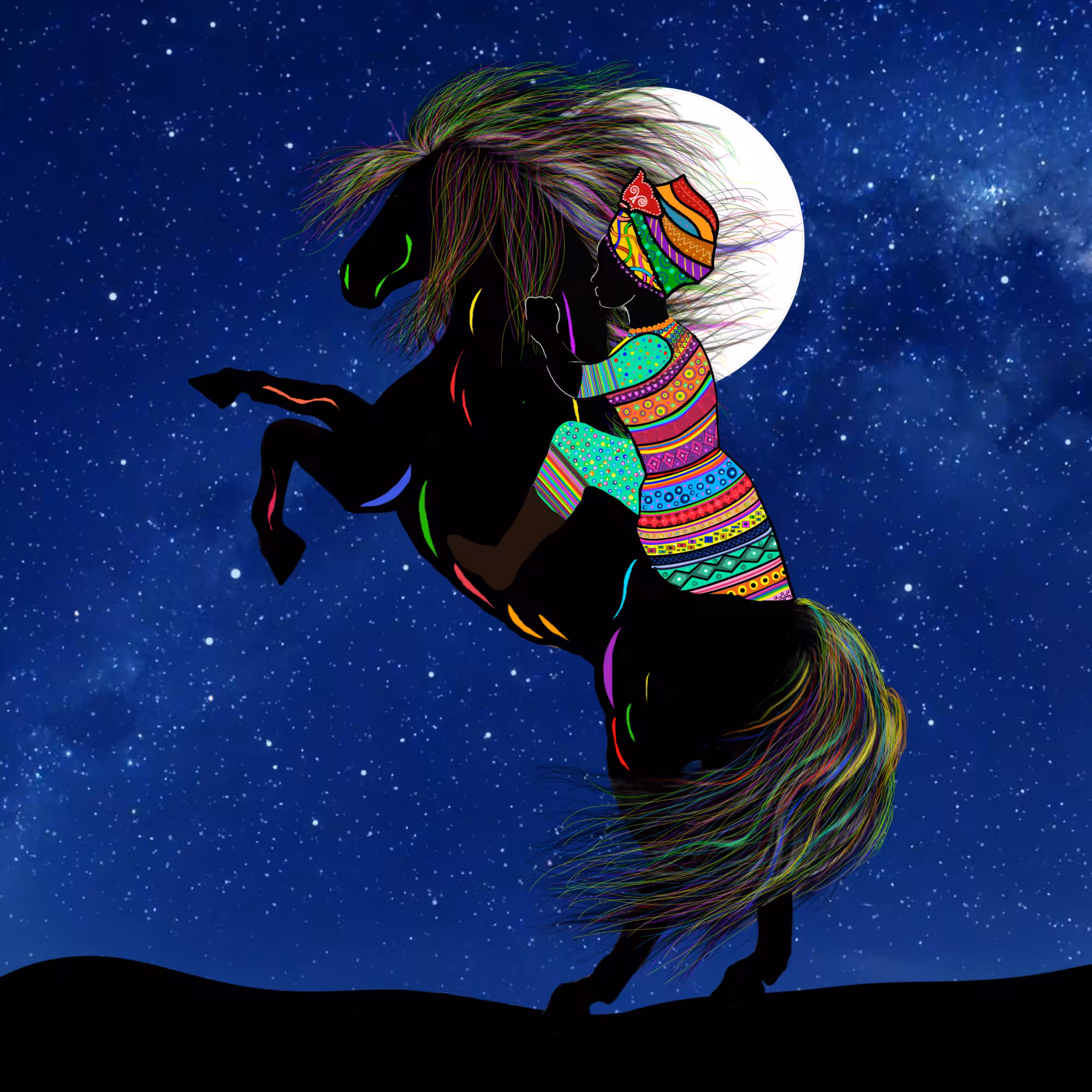 Woman & Horse