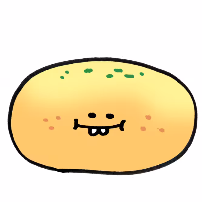 Dough ball potato