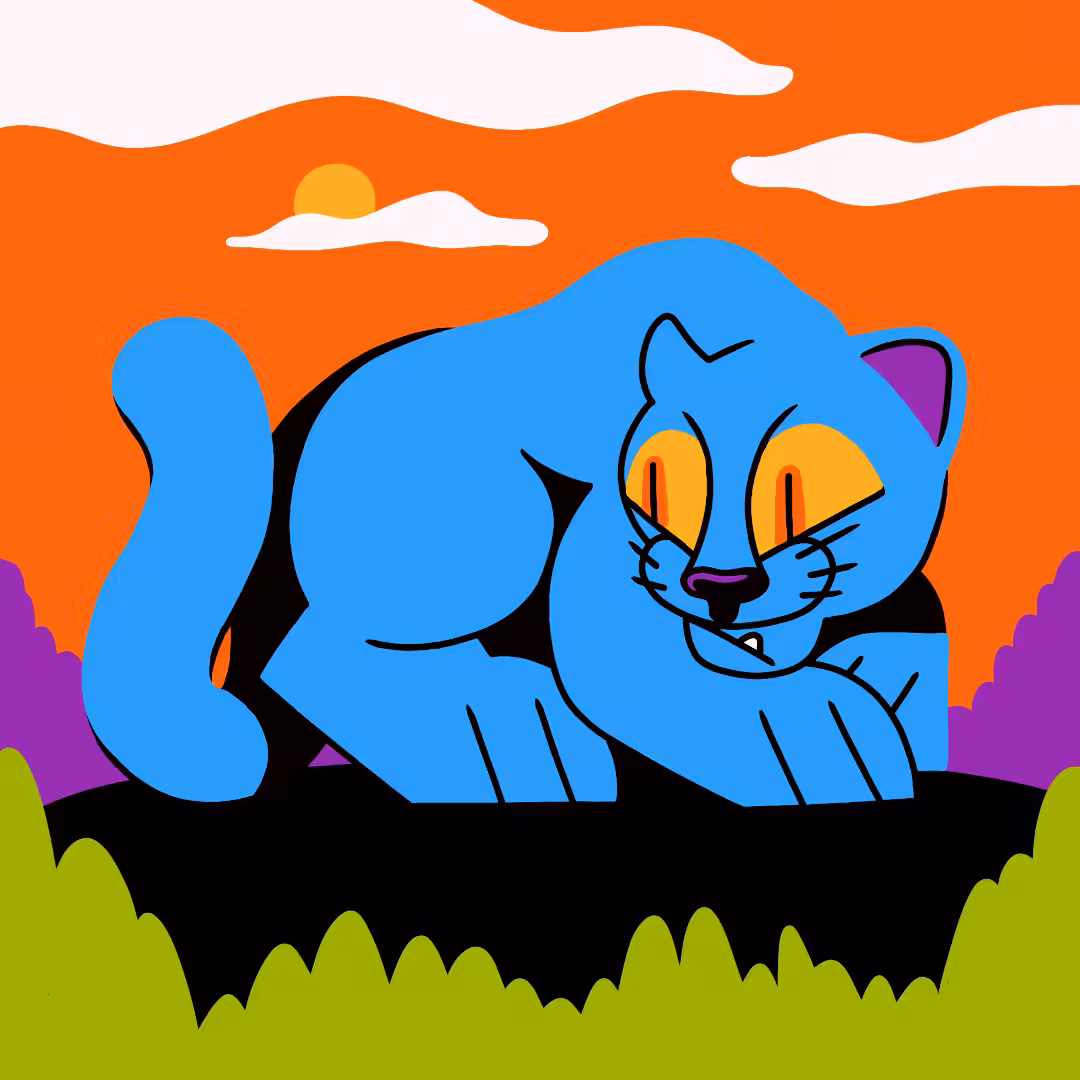 Big ol' Cats #1 (Panther)