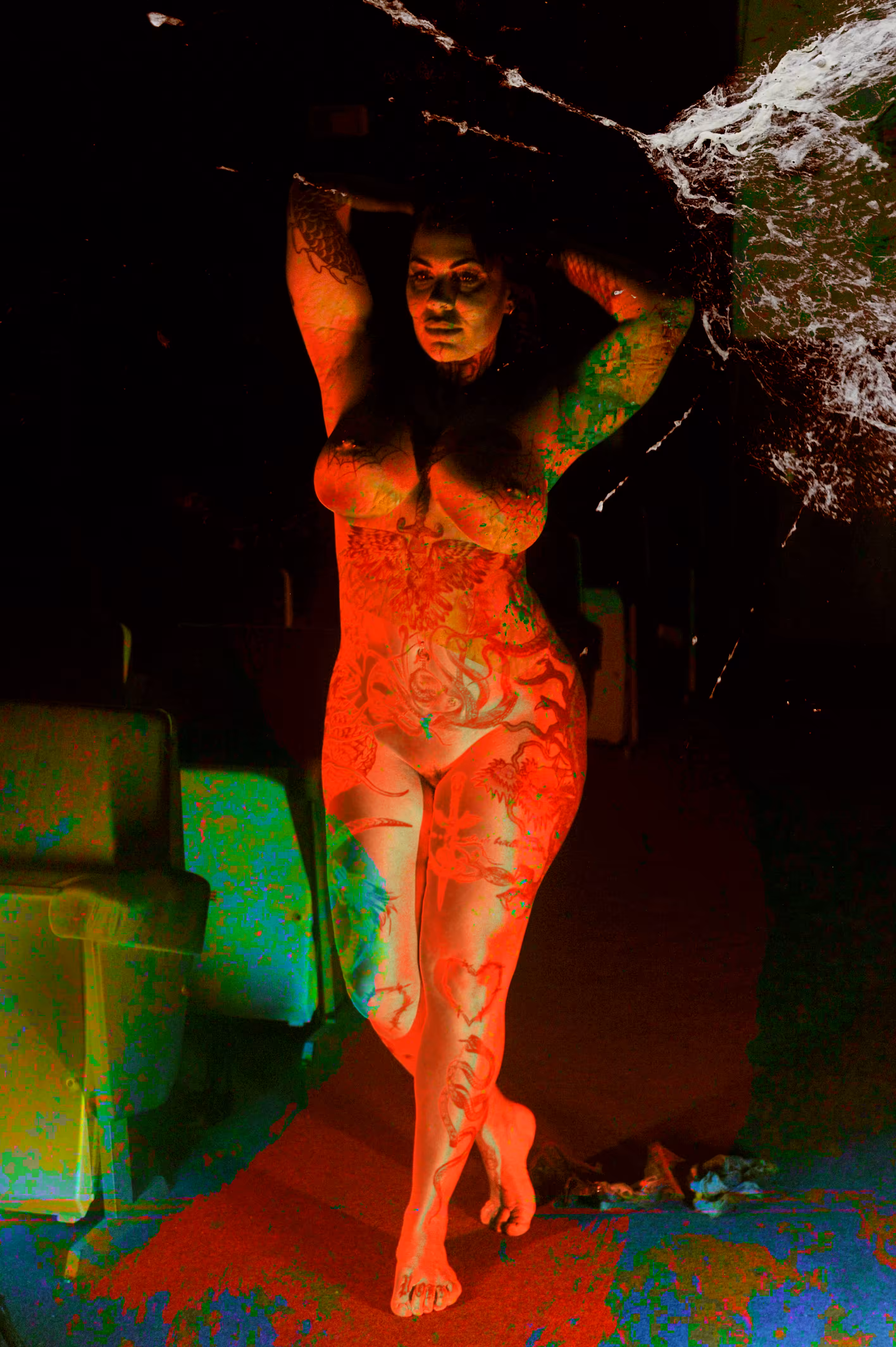 Portrait in altered emulsion