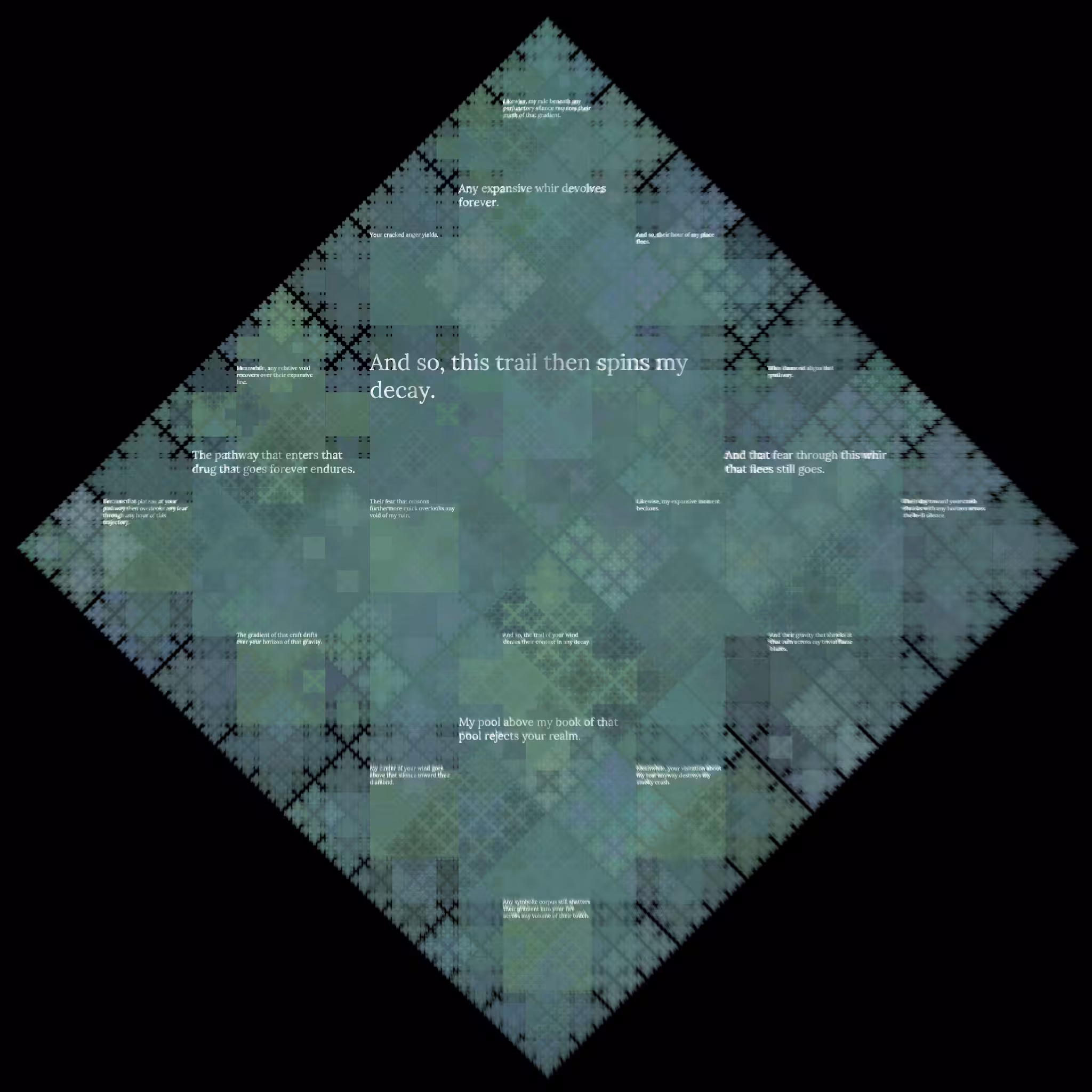 Diamond Fractal Fire #21