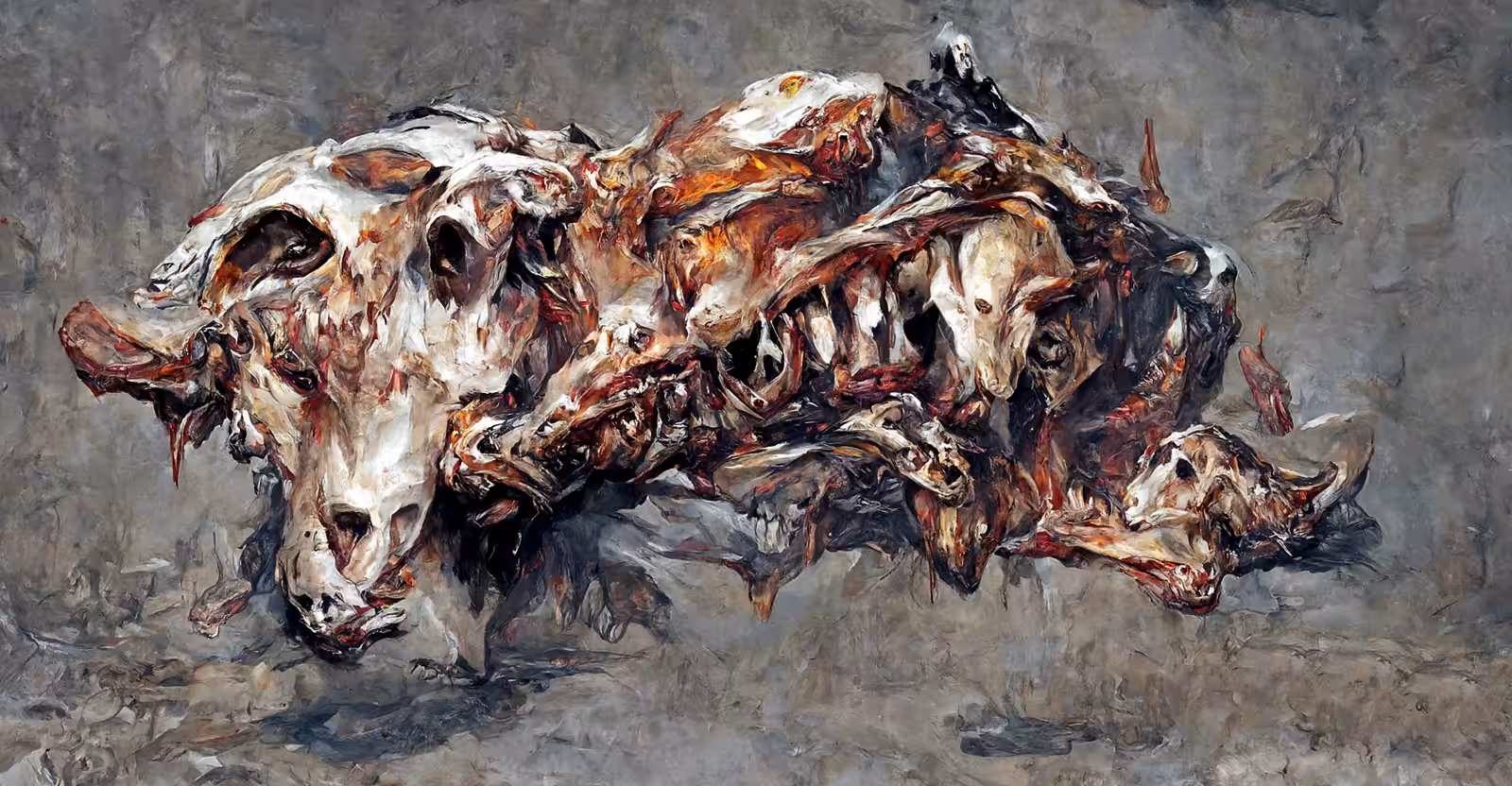 "Cow skull"-3