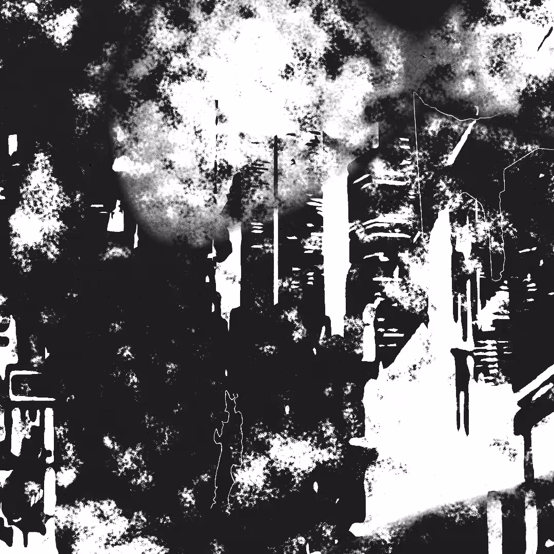 In the city