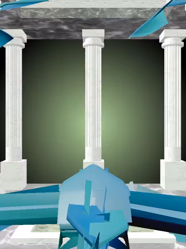 HeavenComputer: The Athletic Aqua Green Man #6001