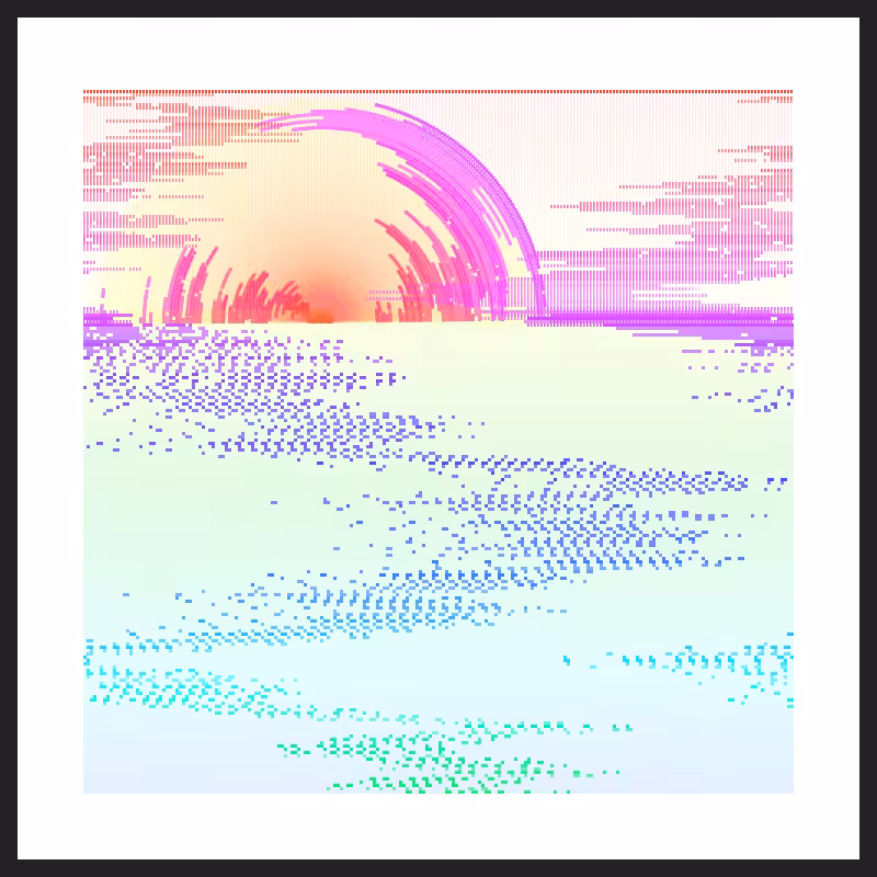 Glitch Acuarela #26